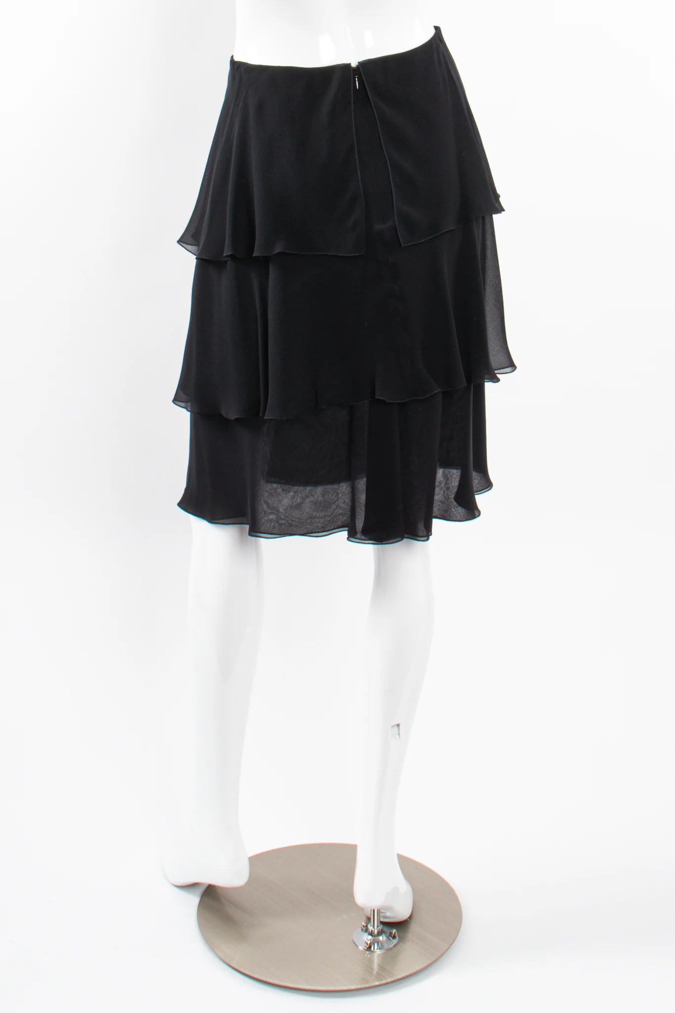 2003 Chiffon Tiered Flounce Skirt - Image 3