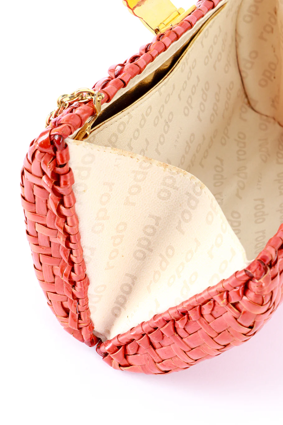 Chilli Red Shoulder Clutch - Image 10