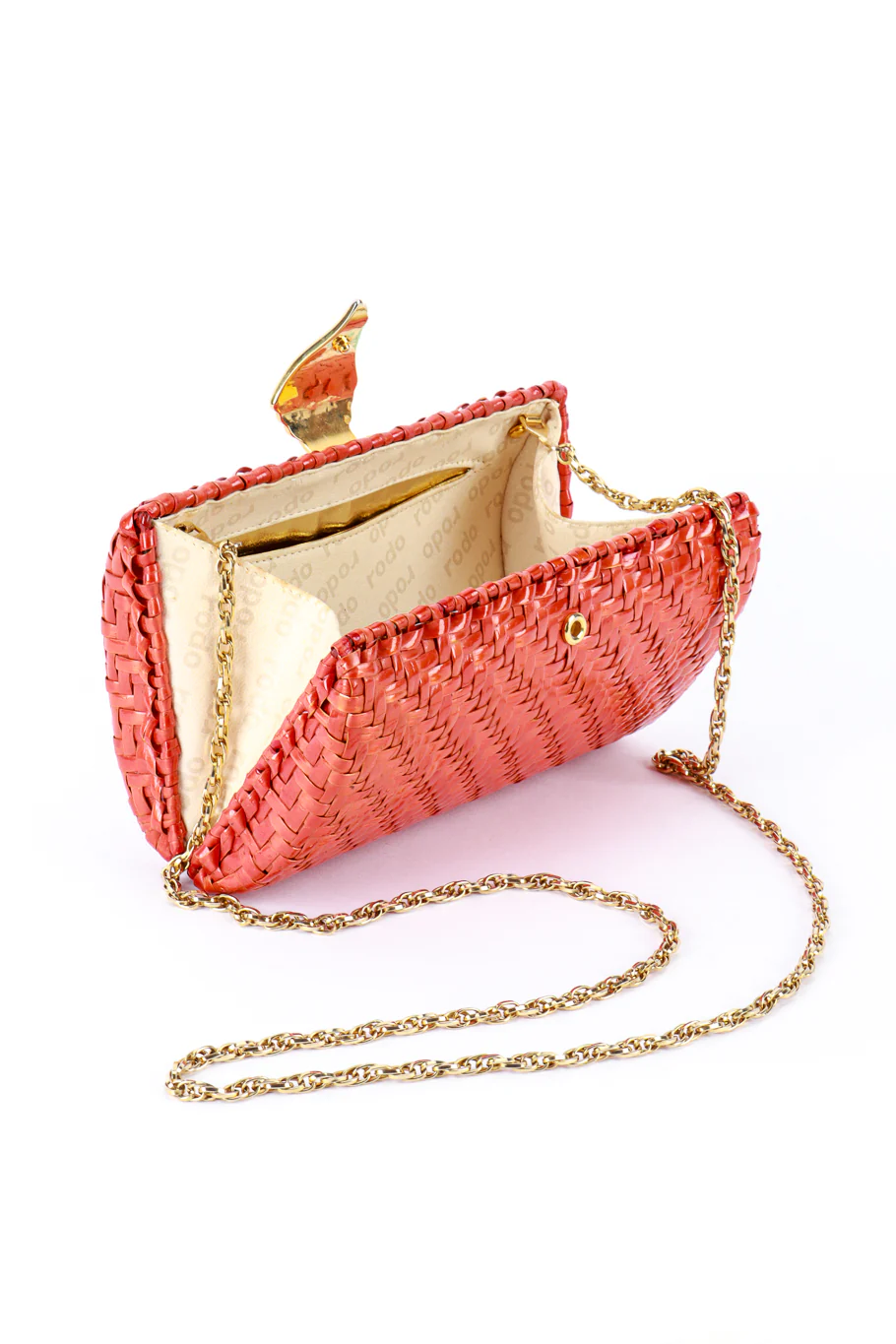Chilli Red Shoulder Clutch - Image 7