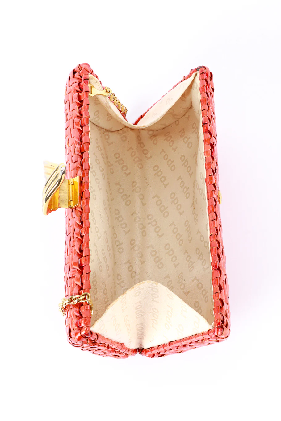 Chilli Red Shoulder Clutch - Image 8