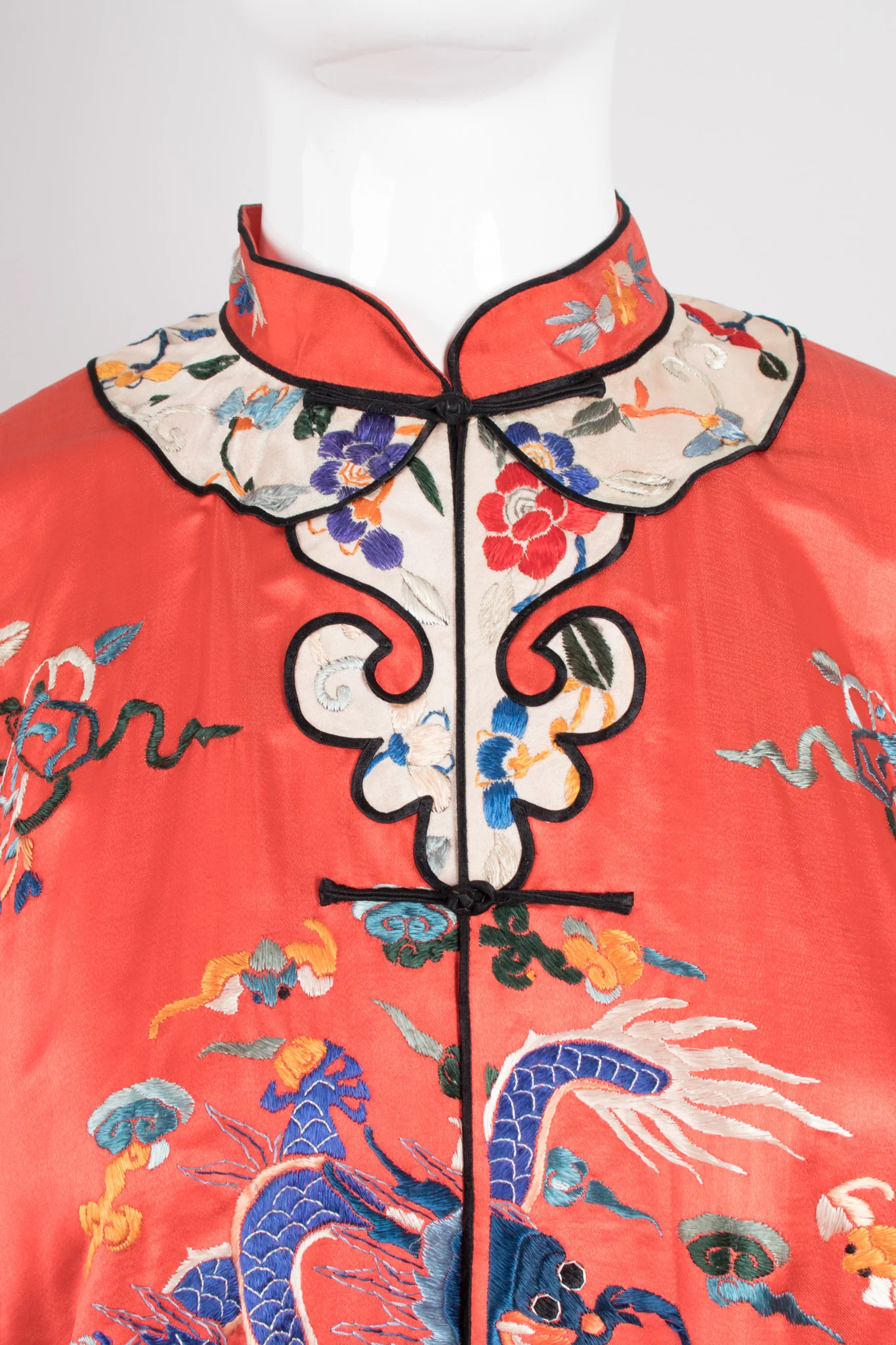Chinese Dragon Carp Embroidered Jacket - Image 10