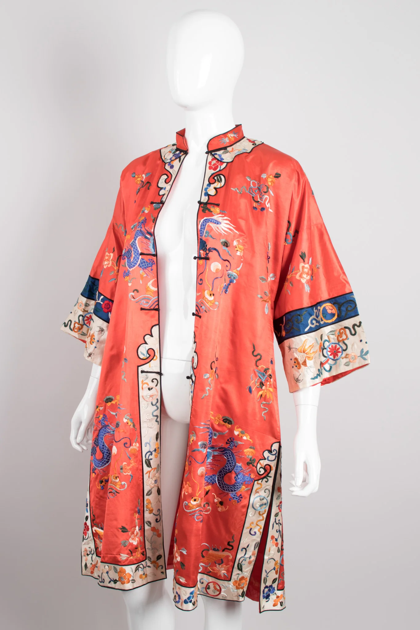 Chinese Dragon Carp Embroidered Jacket - Image 7