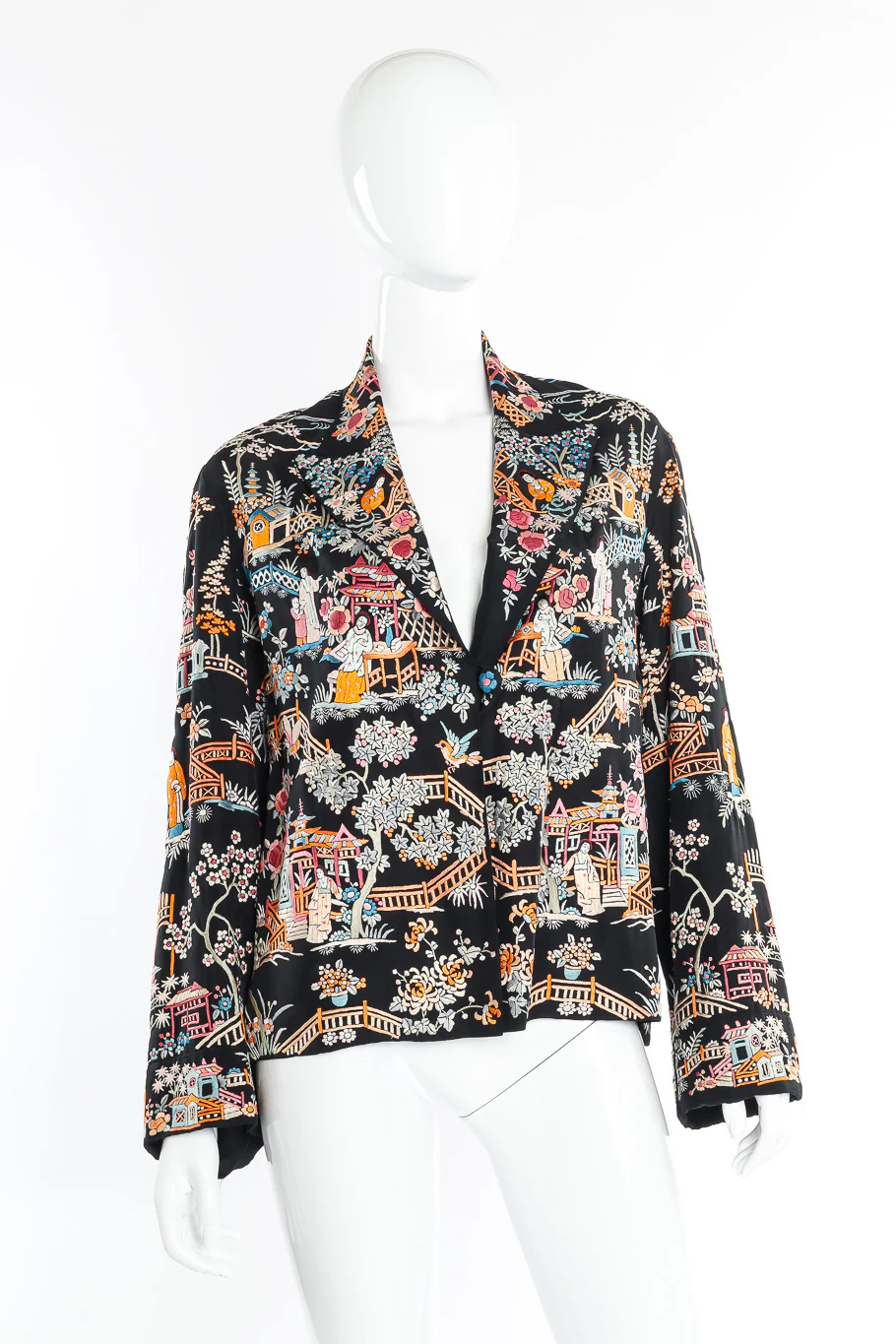 Chinese Embroidered Silk Jacket