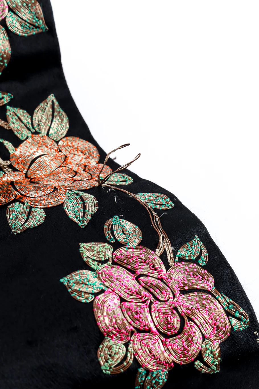 Chinese Floral Dragon Silk Jacket - Image 10