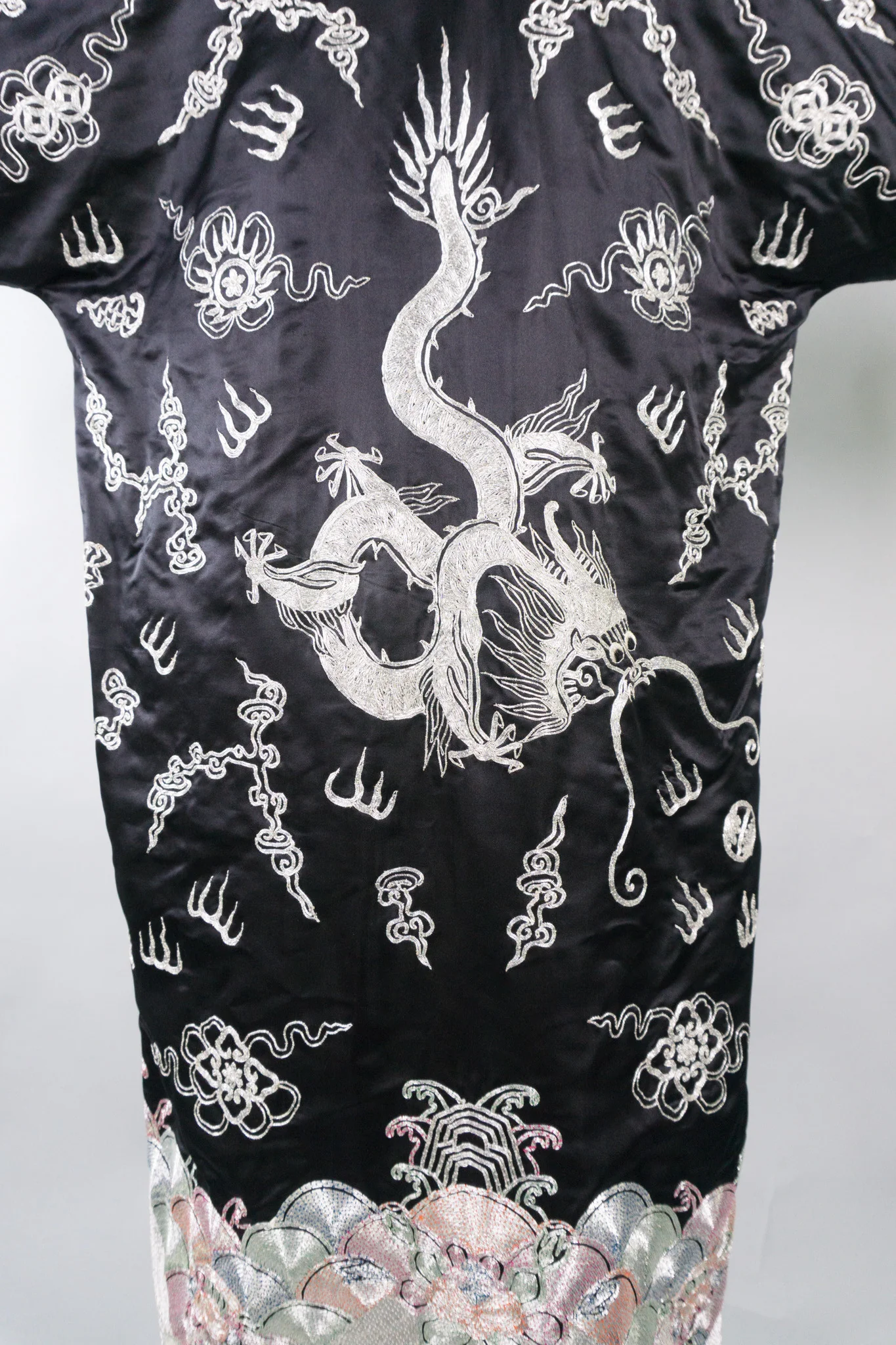 Chinese Metal Embroidered Dragon Robe - Image 12