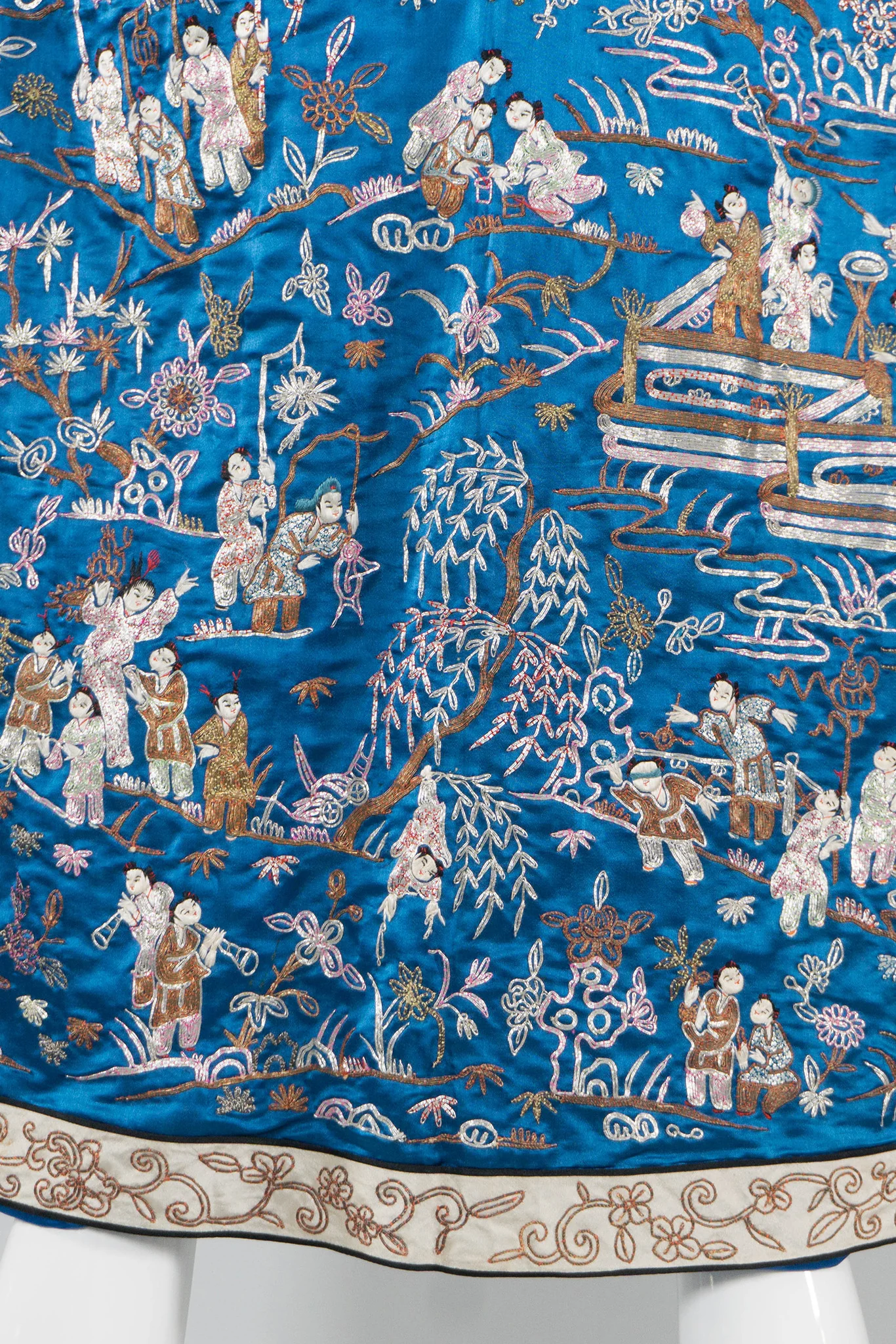 Chinese Metal Embroidered Village Robe - Image 10