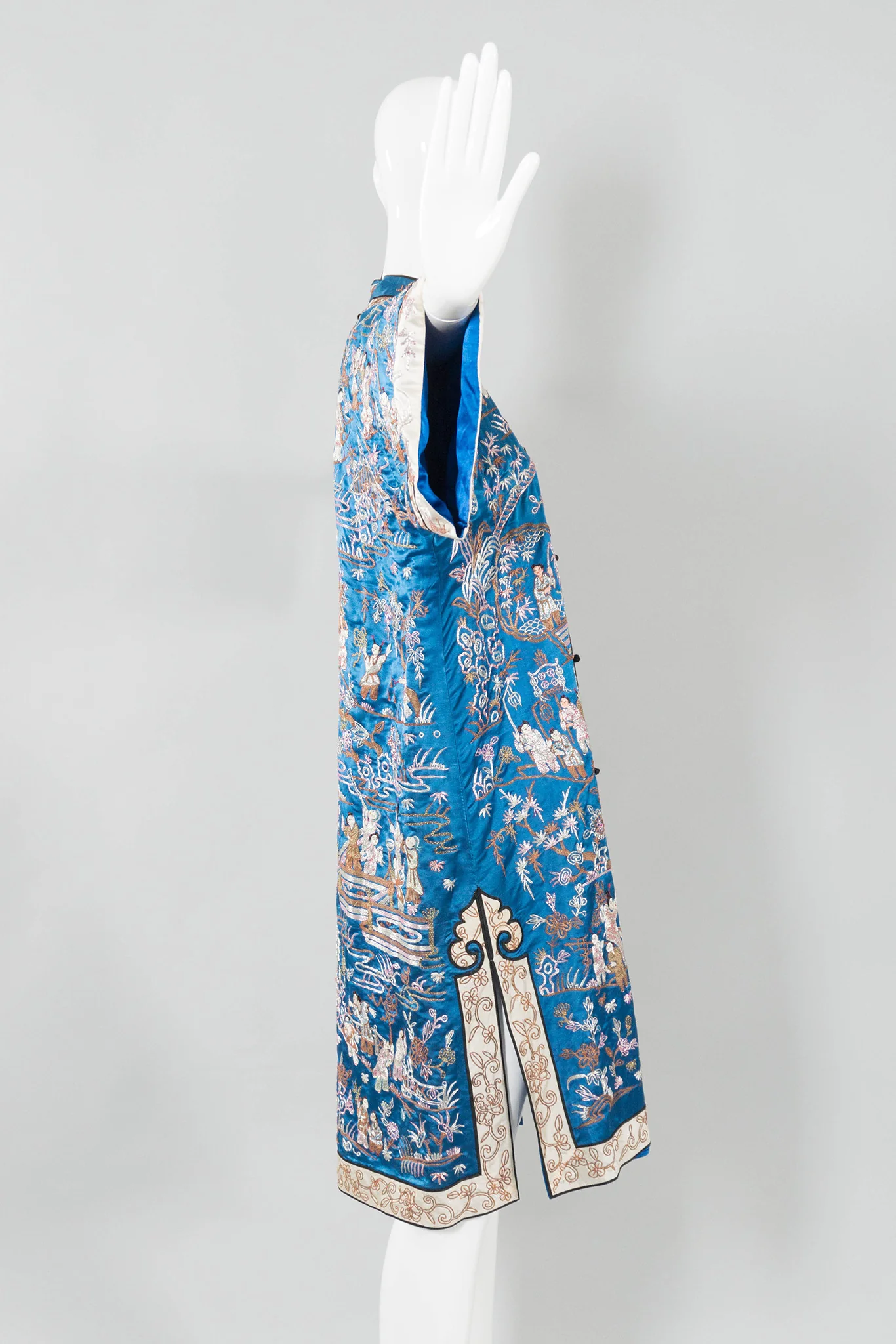 Chinese Metal Embroidered Village Robe - Image 4
