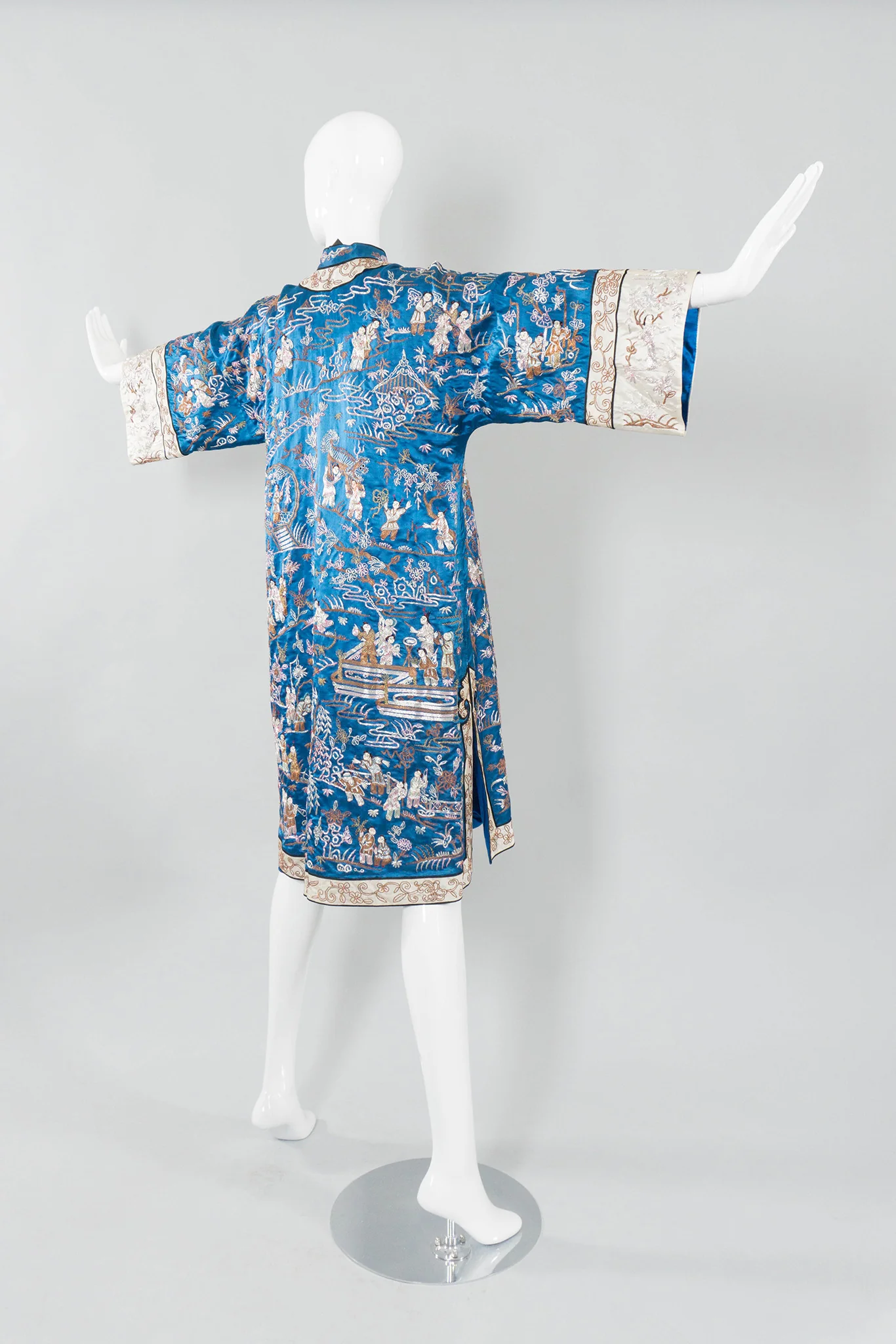 Chinese Metal Embroidered Village Robe - Image 5