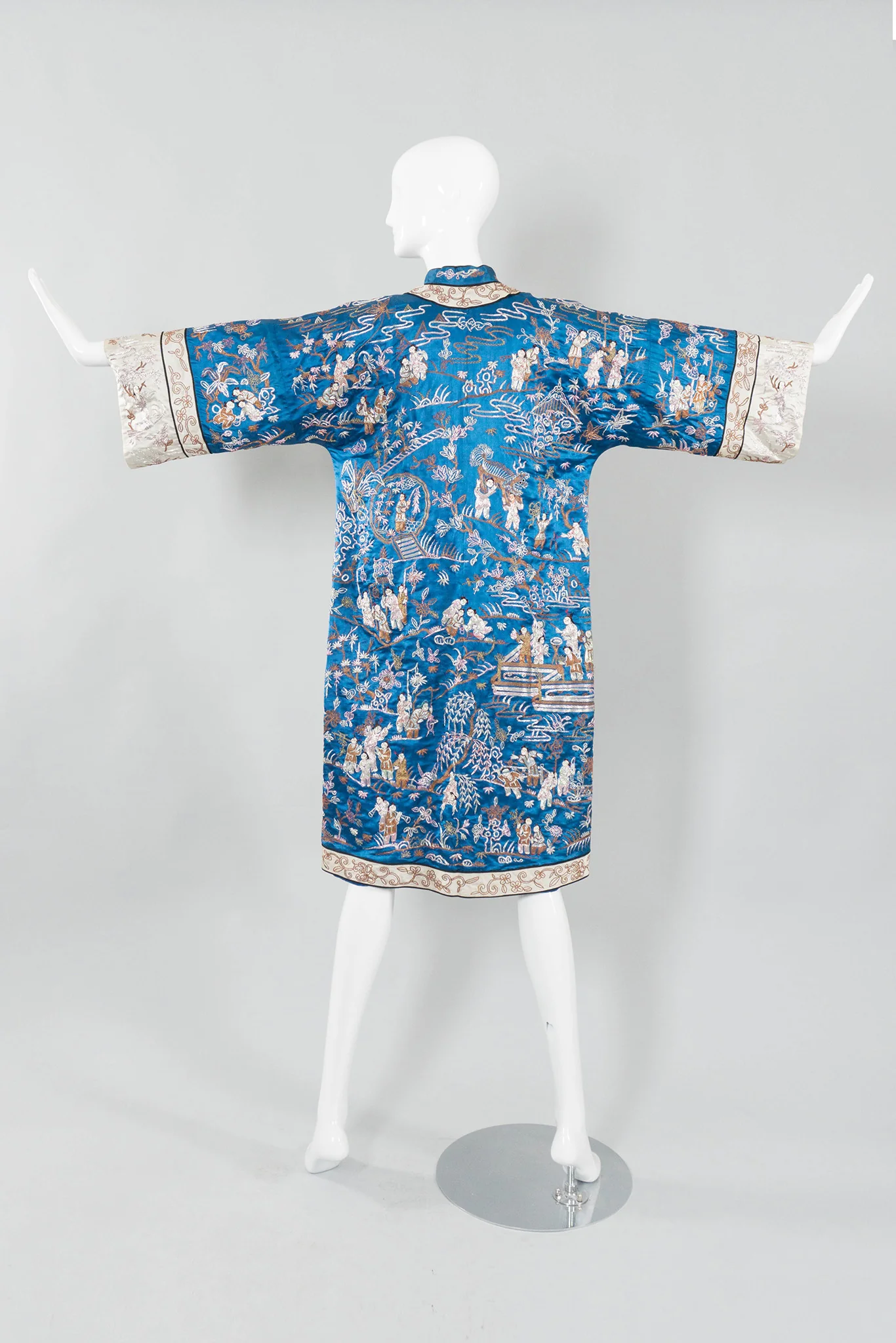Chinese Metal Embroidered Village Robe - Image 6