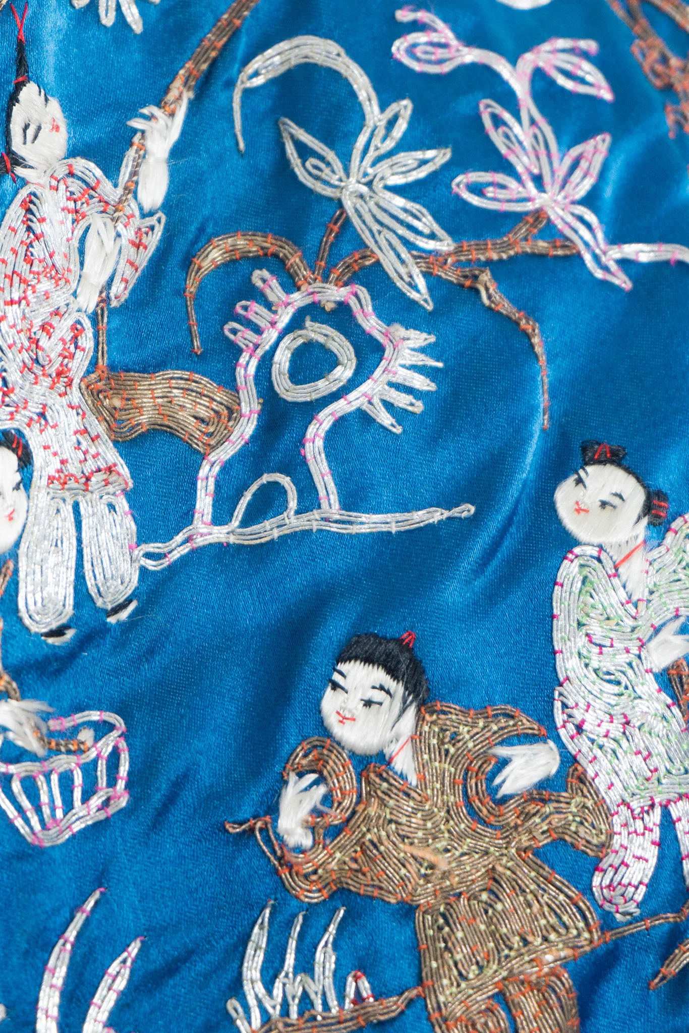 Chinese Metal Embroidered Village Robe - Image 8