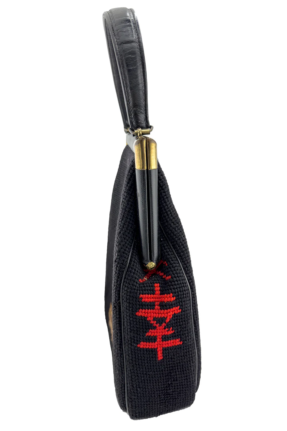 Chinese Needlepoint Frame Bag - Image 2