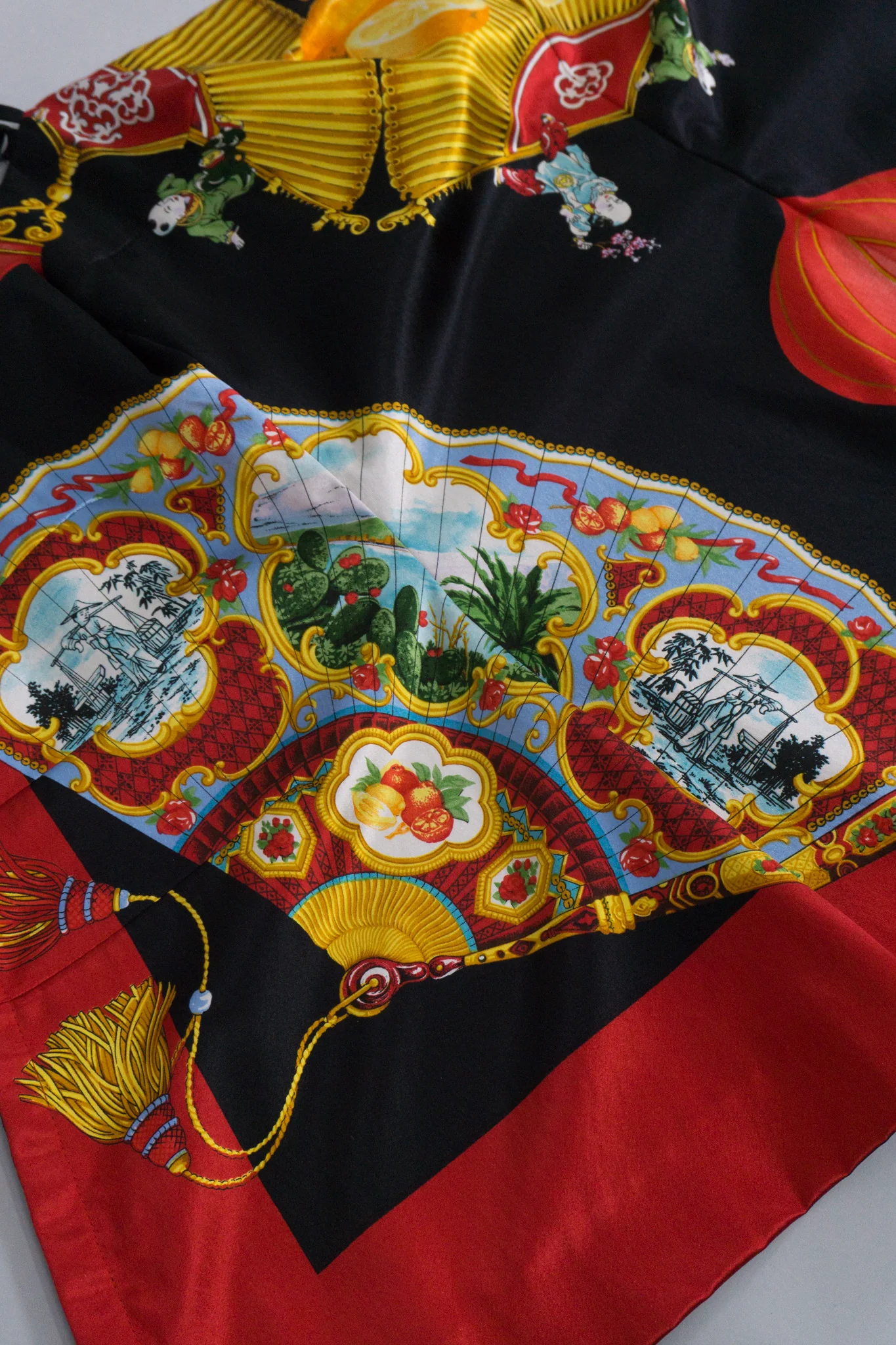 Chinoiserie Silk Bra Top - Image 10