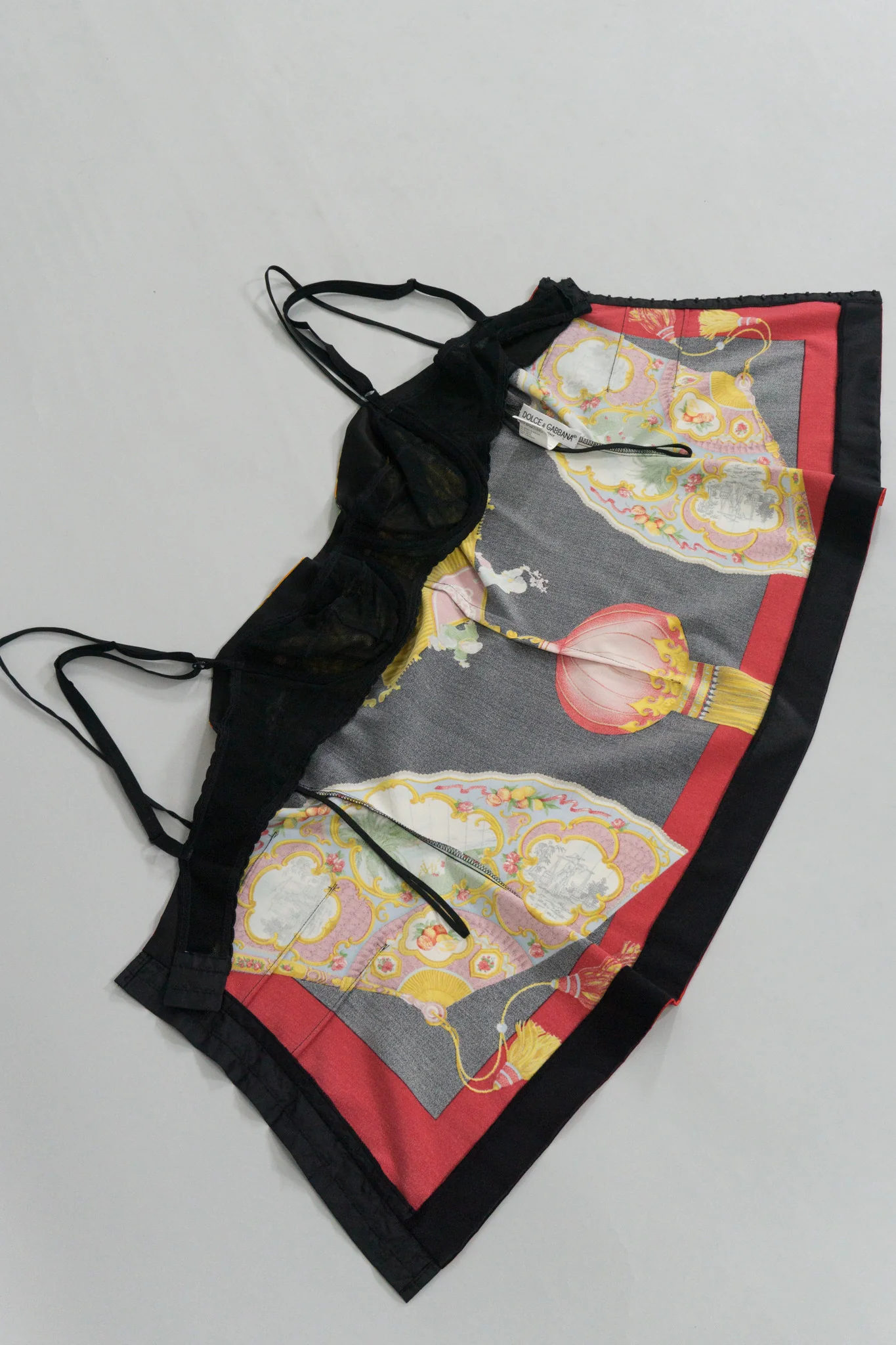Chinoiserie Silk Bra Top - Image 11