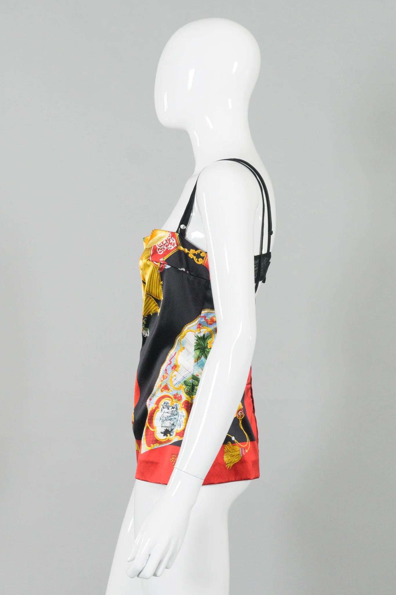 Chinoiserie Silk Bra Top - Image 3