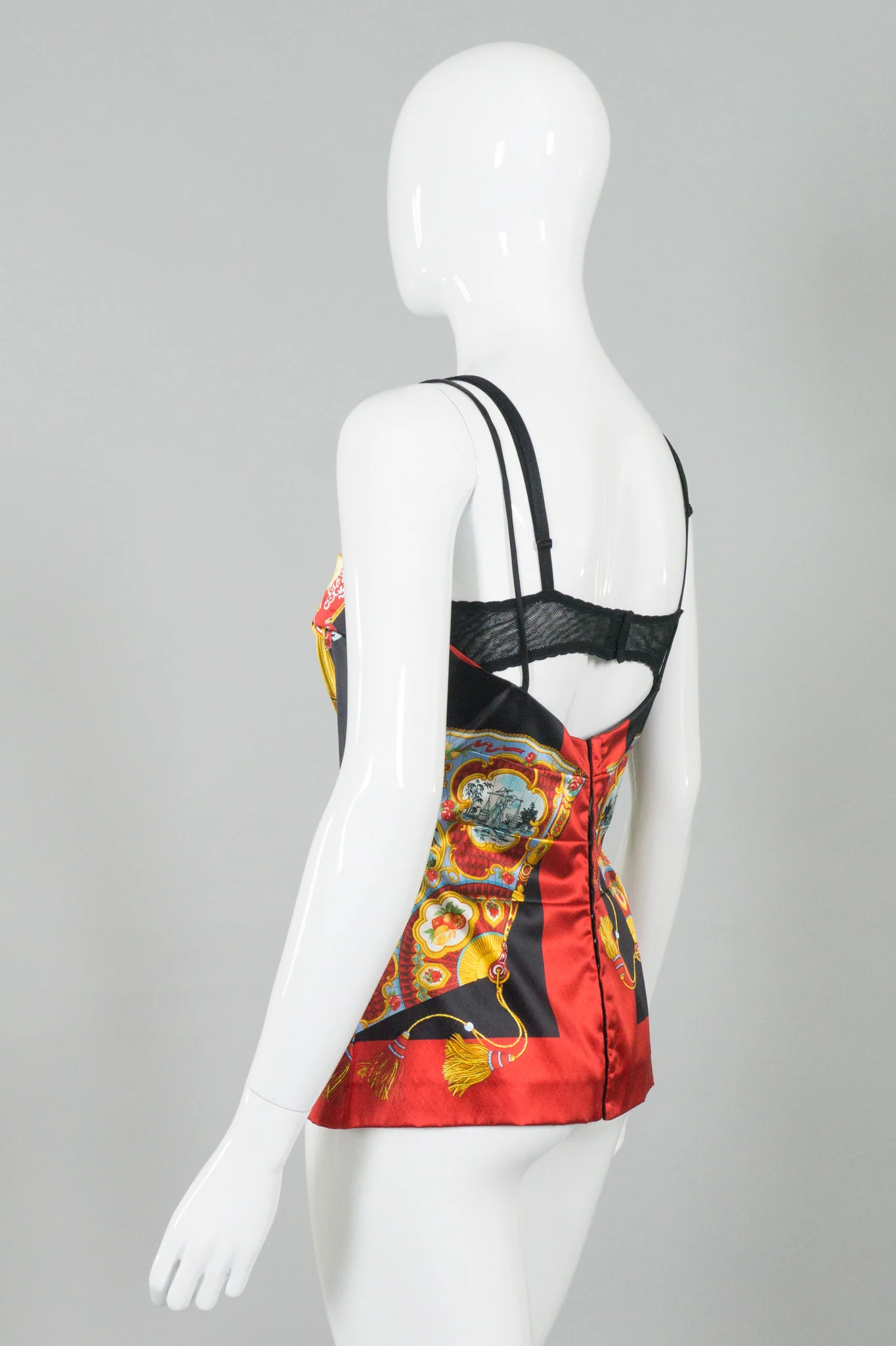 Chinoiserie Silk Bra Top - Image 4