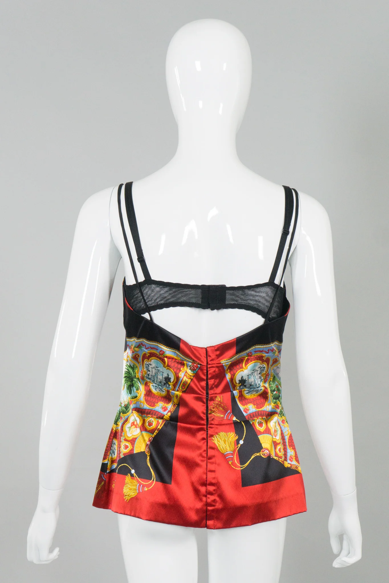 Chinoiserie Silk Bra Top - Image 5