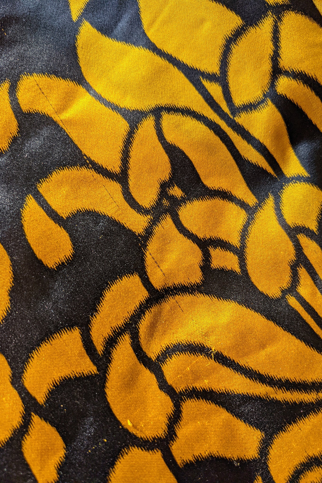 Chrysanthemum Print Silk Skirt - Image 14