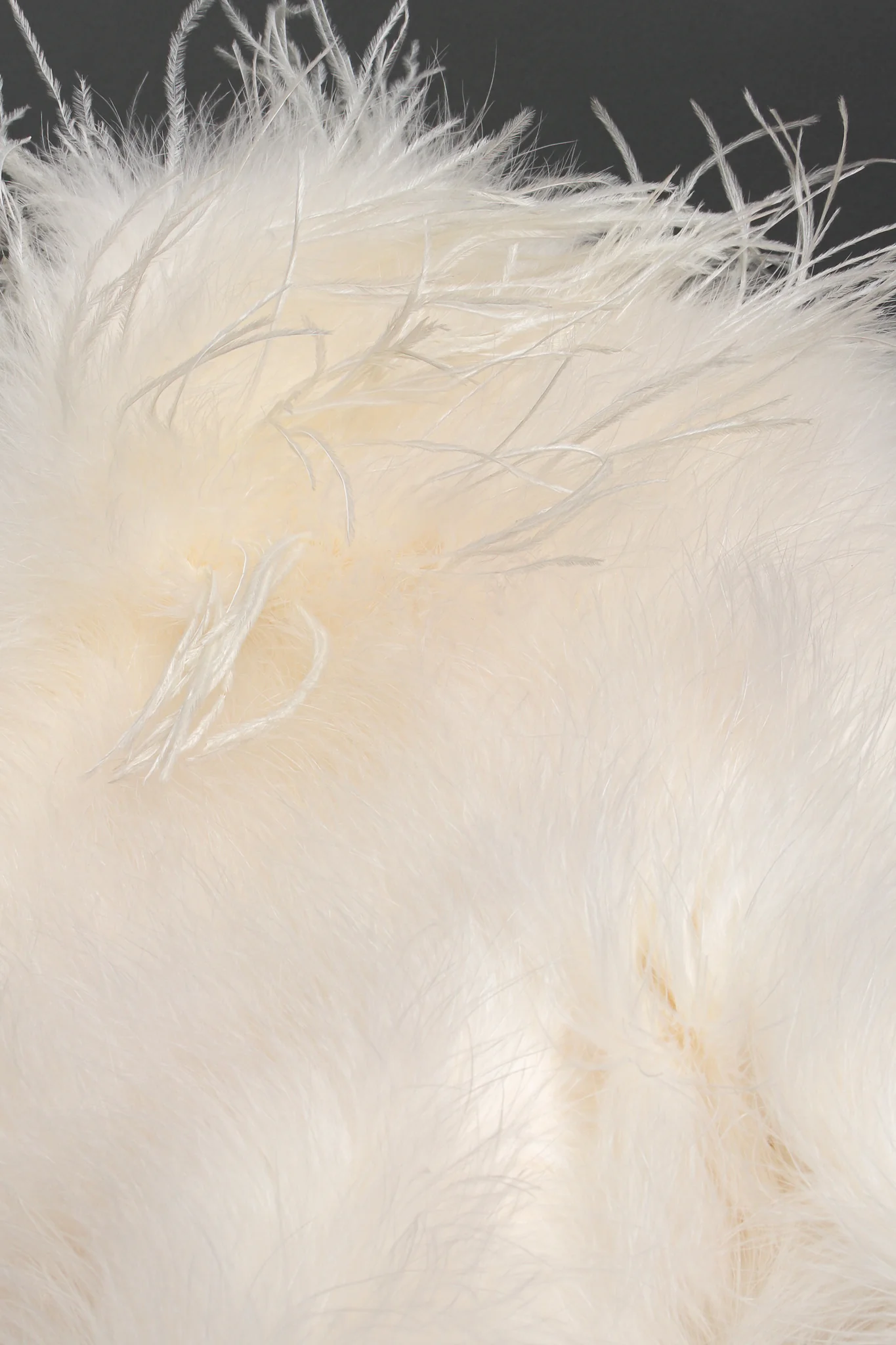 Chubby Cropped Marabou Jacket - Image 10