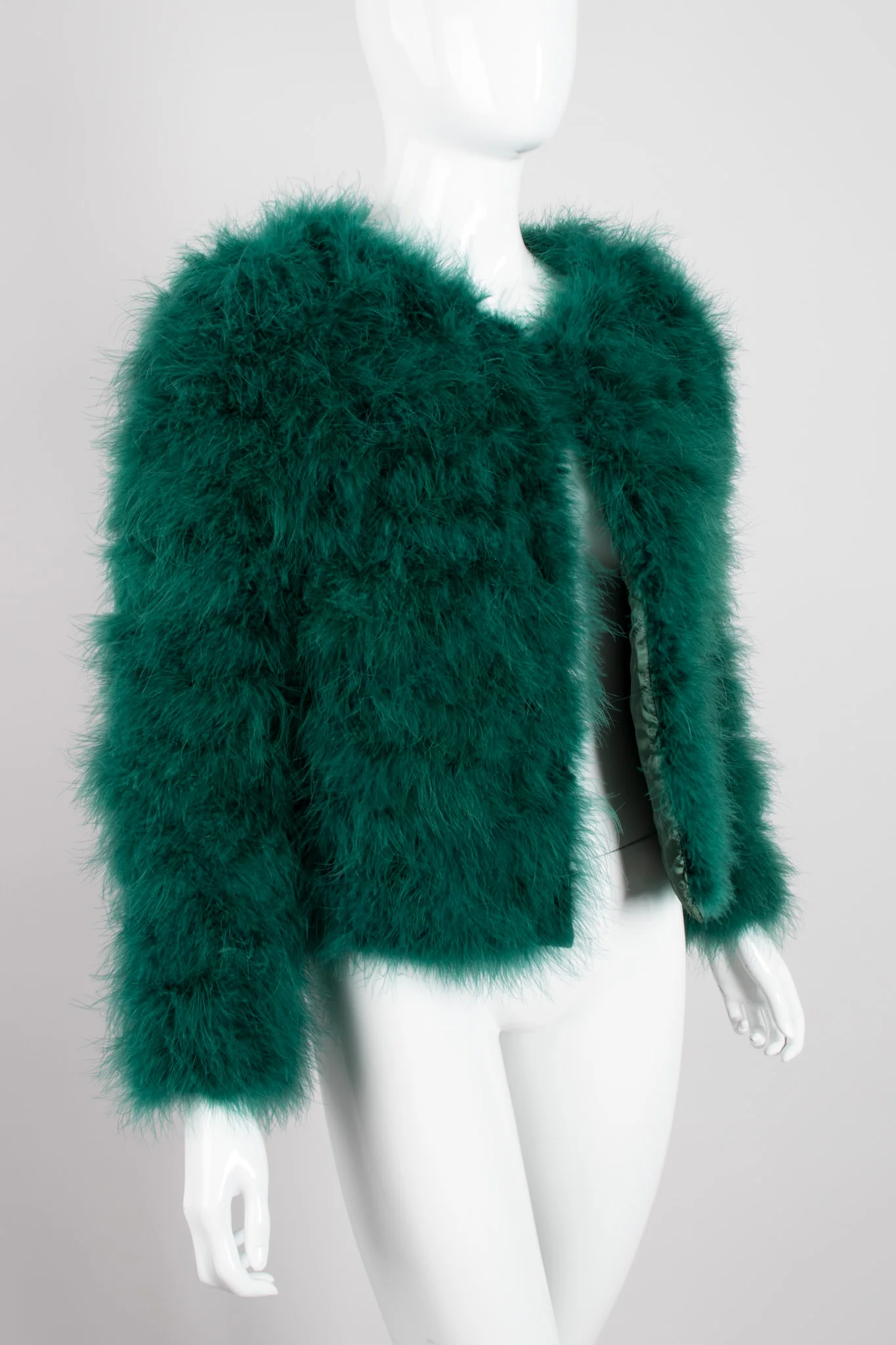 Chubby Marabou Jacket - Image 10