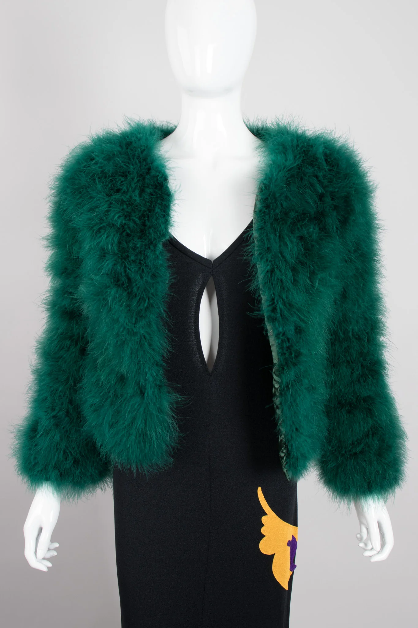 Chubby Marabou Jacket - Image 11