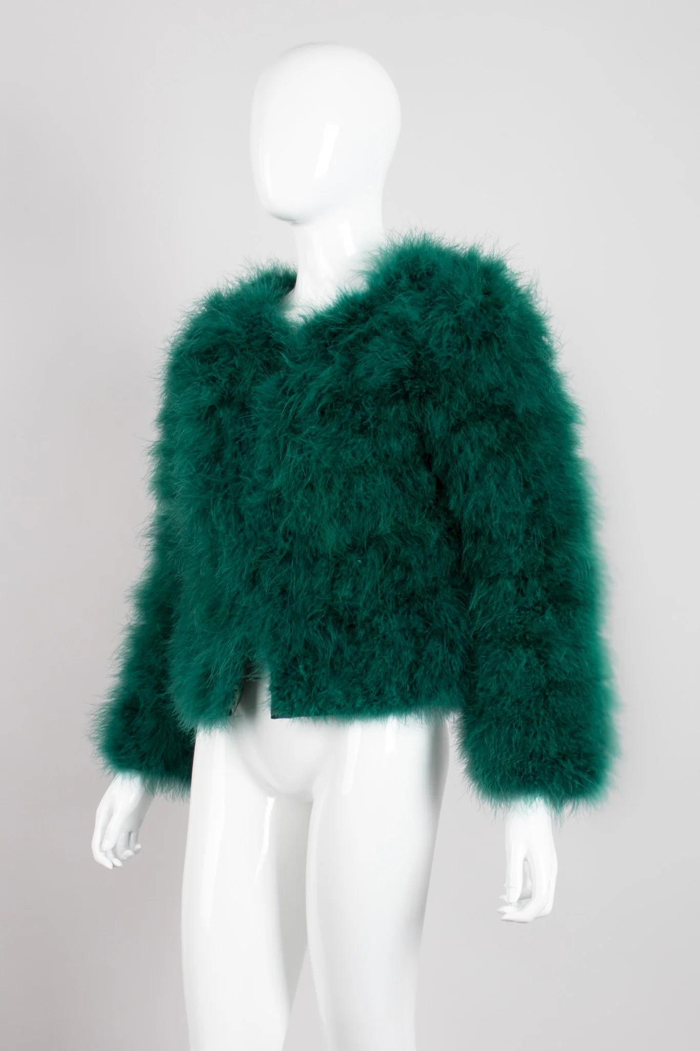 Chubby Marabou Jacket - Image 3