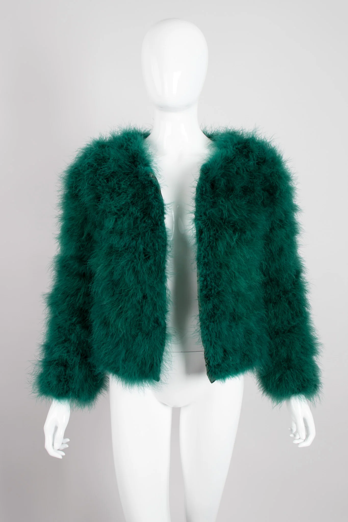 Chubby Marabou Jacket - Image 9