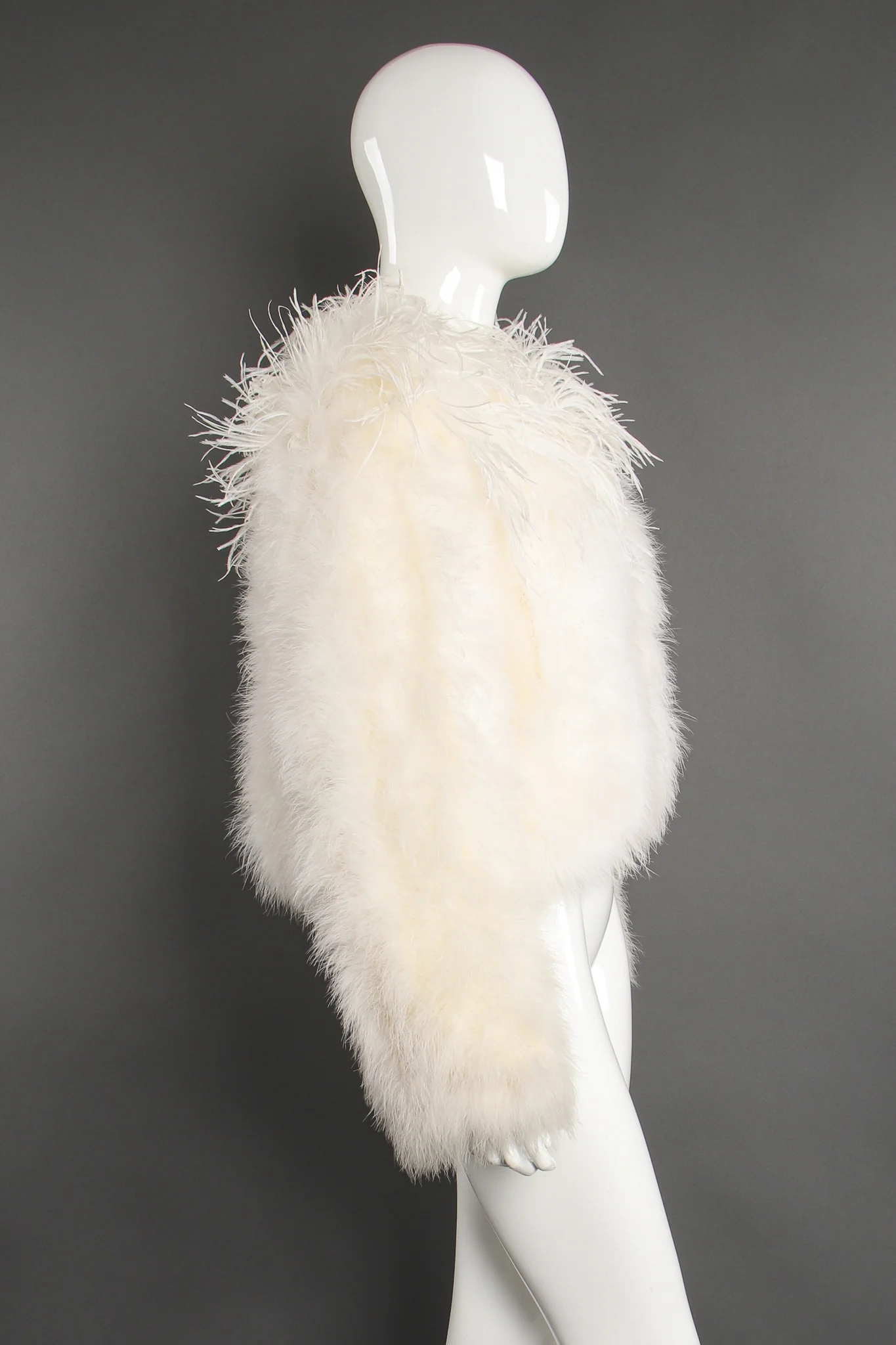 Chubby Marabou & Ostrich Jacket - Image 6