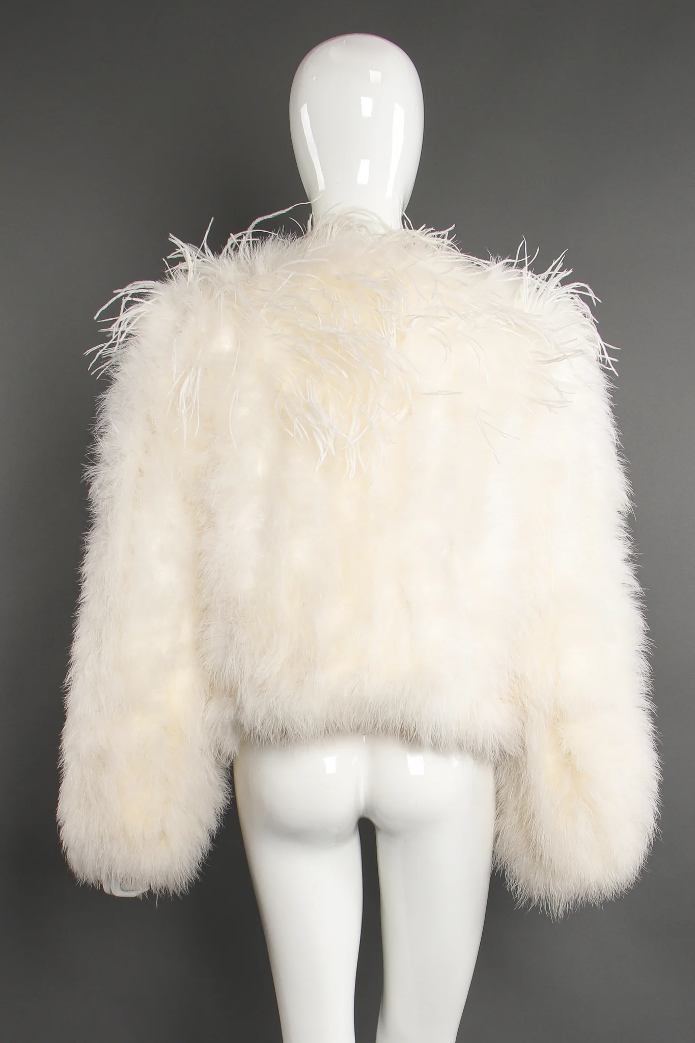 Chubby Marabou & Ostrich Jacket - Image 7