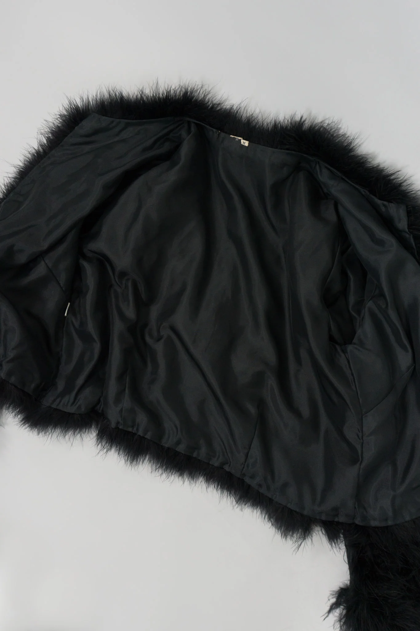 Chubby Marabou Stripe Feather Jacket - Image 11