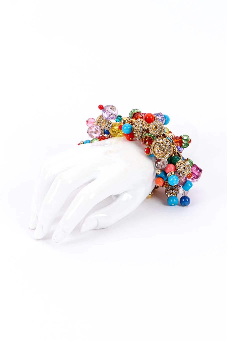 Chunky Beaded Charm Bracelet - Image 2