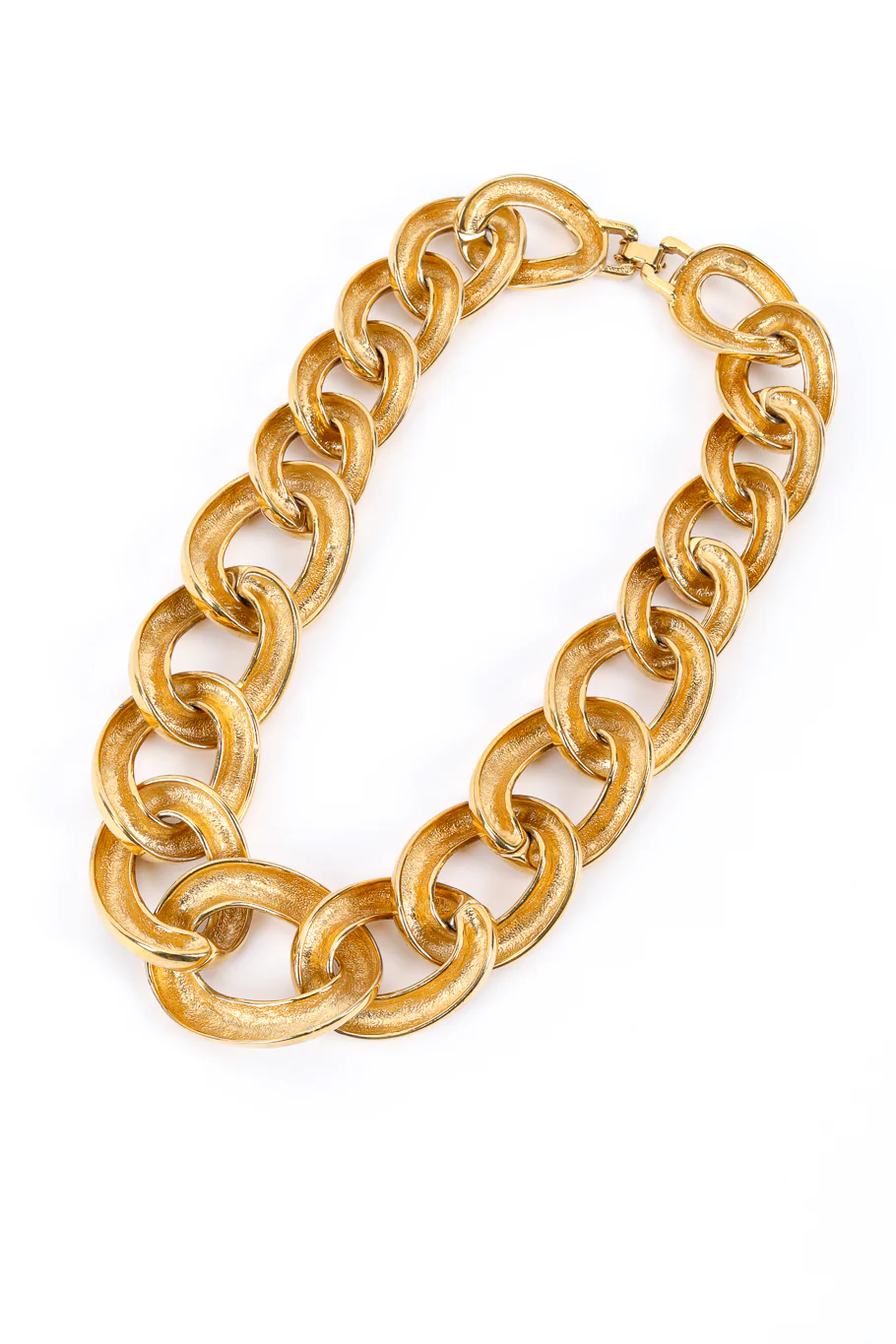 Chunky Curb Link Necklace - Image 5