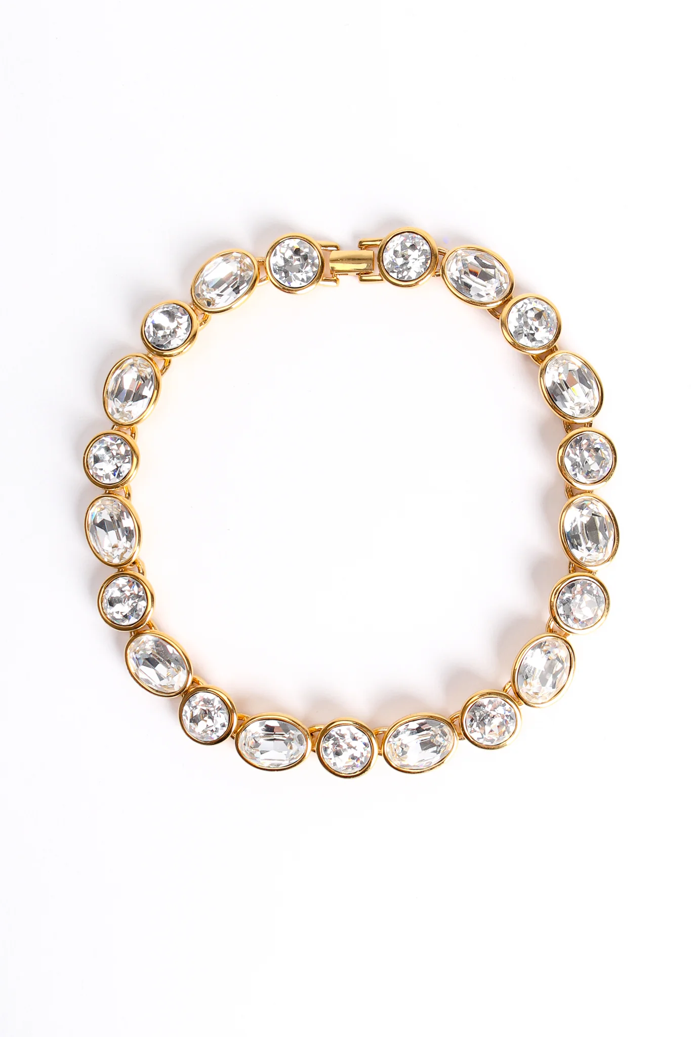 Chunky Cut Crystal Collar Necklace - Image 3