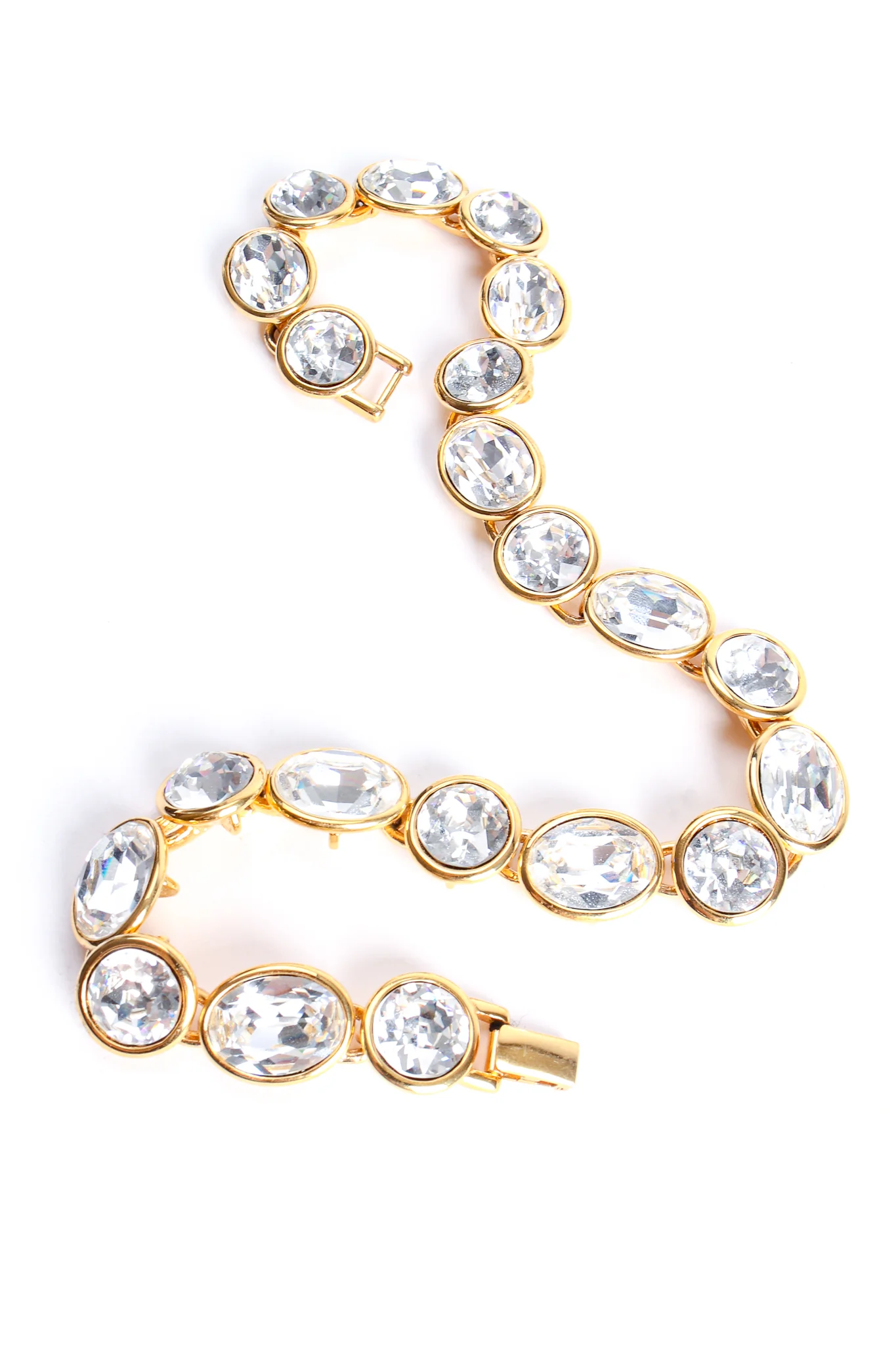 Chunky Cut Crystal Collar Necklace - Image 4