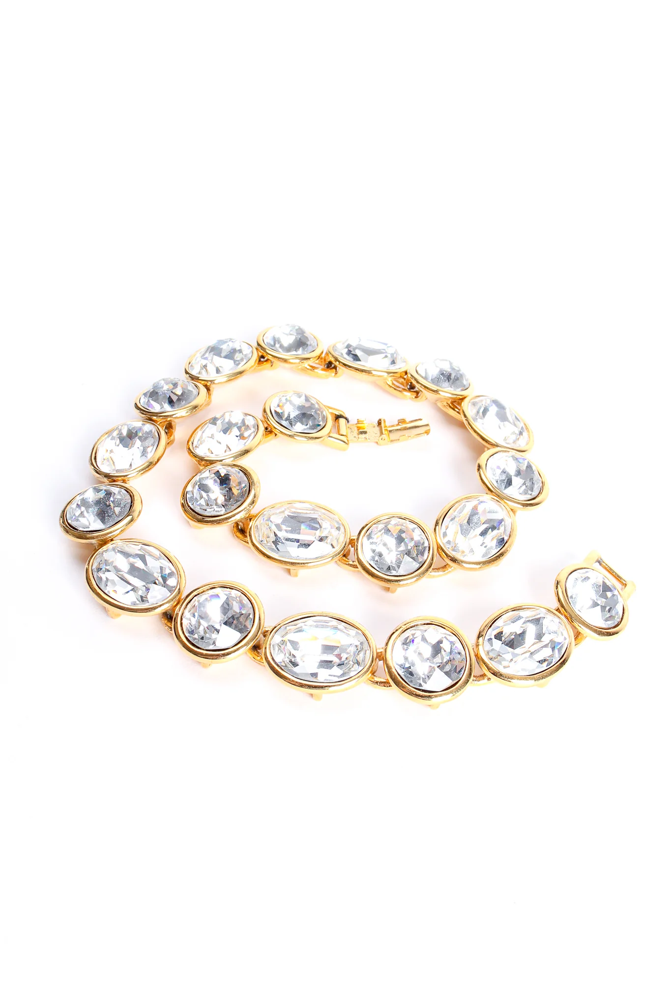 Chunky Cut Crystal Collar Necklace - Image 5