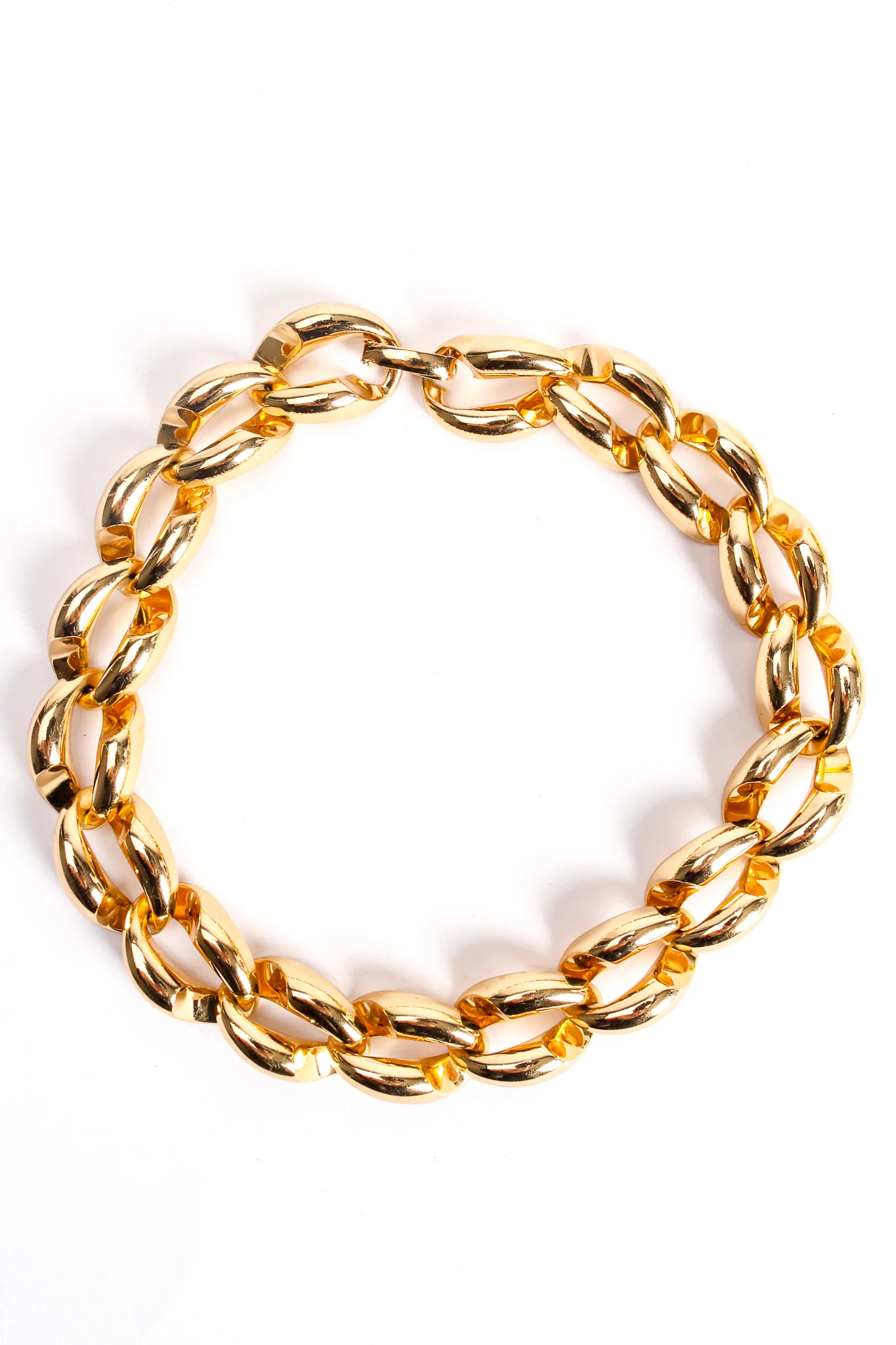 Chunky Gourmette Chain Link Collar - Image 2