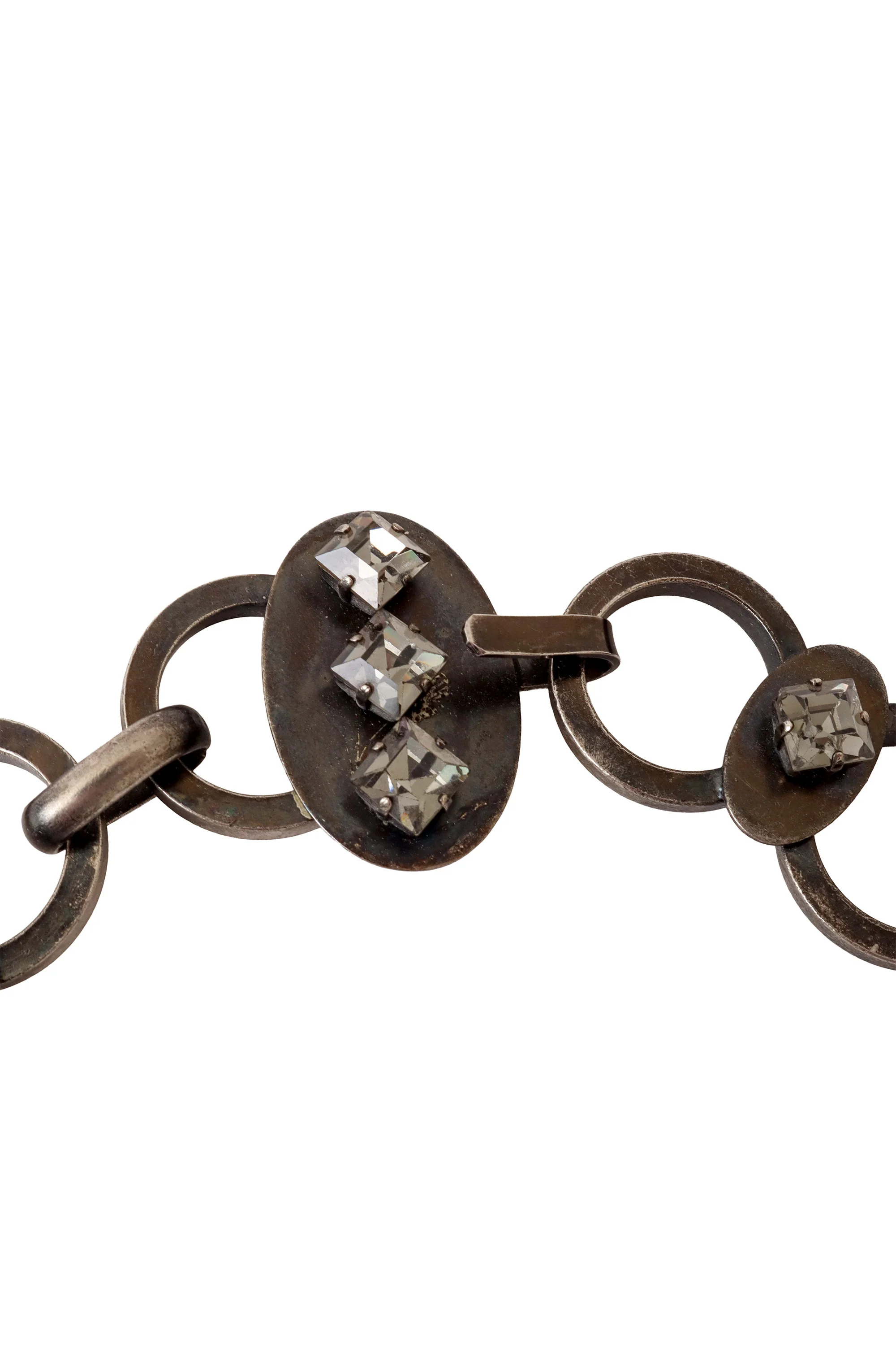 Chunky O-Link Crystal Necklace - Image 4
