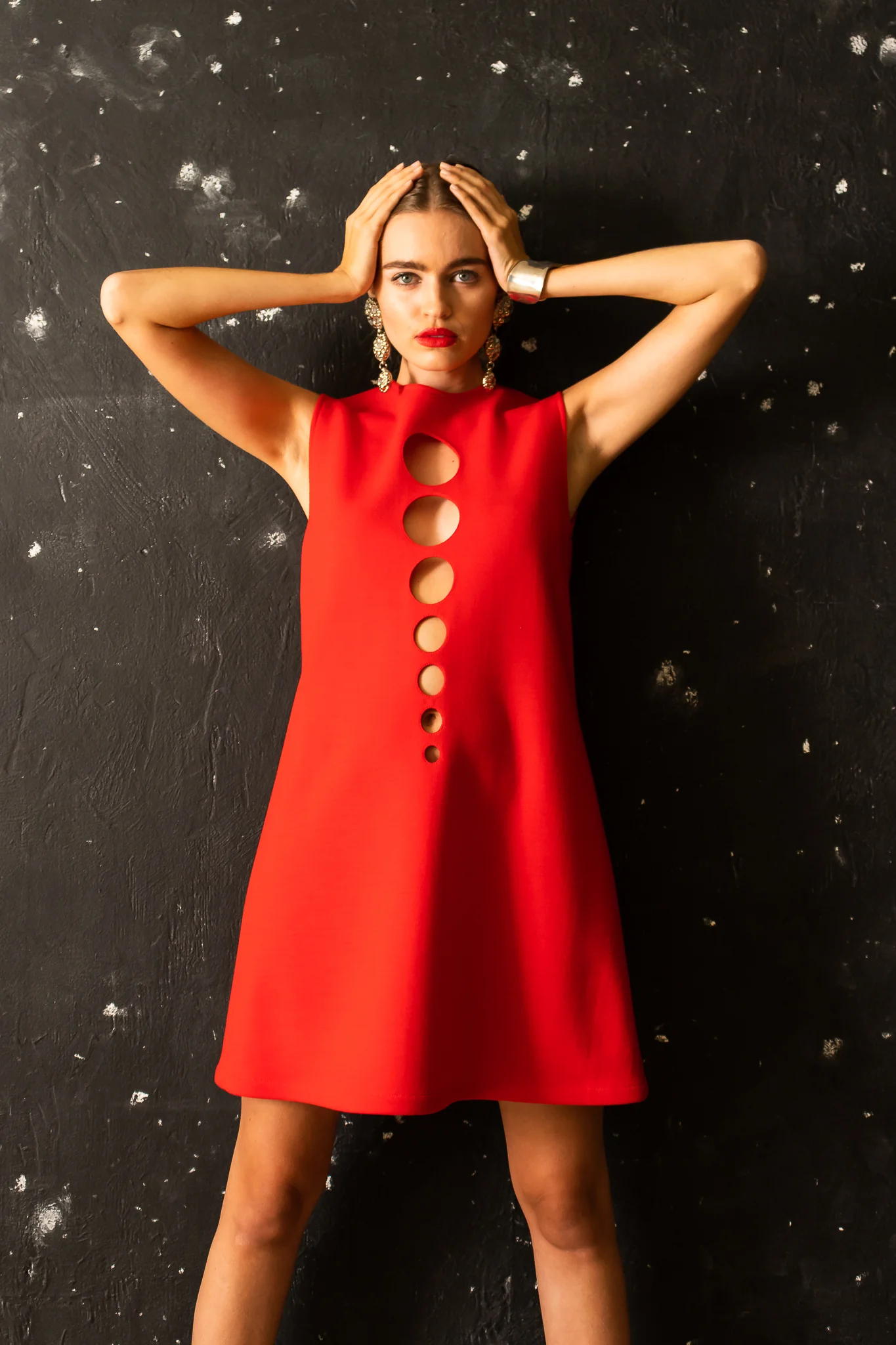 Circle Cutout Shift Dress - Image 2