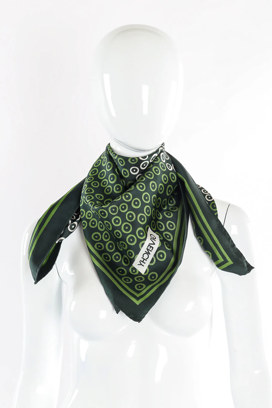 Circle Dotted Graphic Scarf