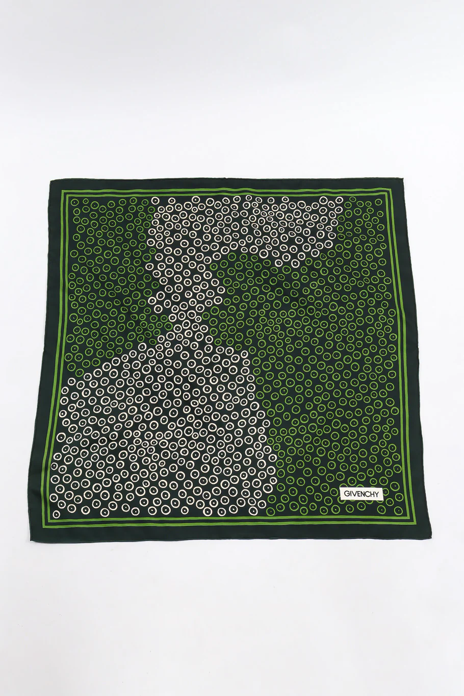 Circle Dotted Graphic Scarf - Image 3