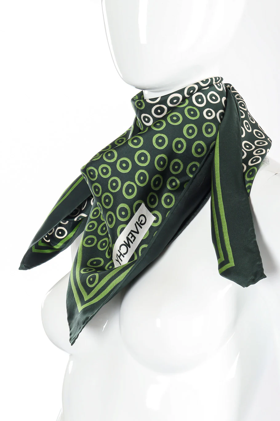 Circle Dotted Graphic Scarf - Image 4