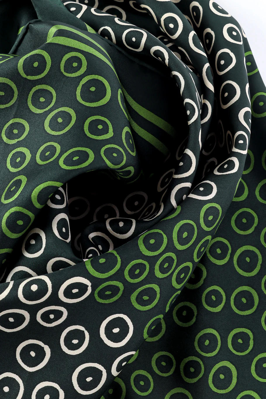 Circle Dotted Graphic Scarf - Image 6