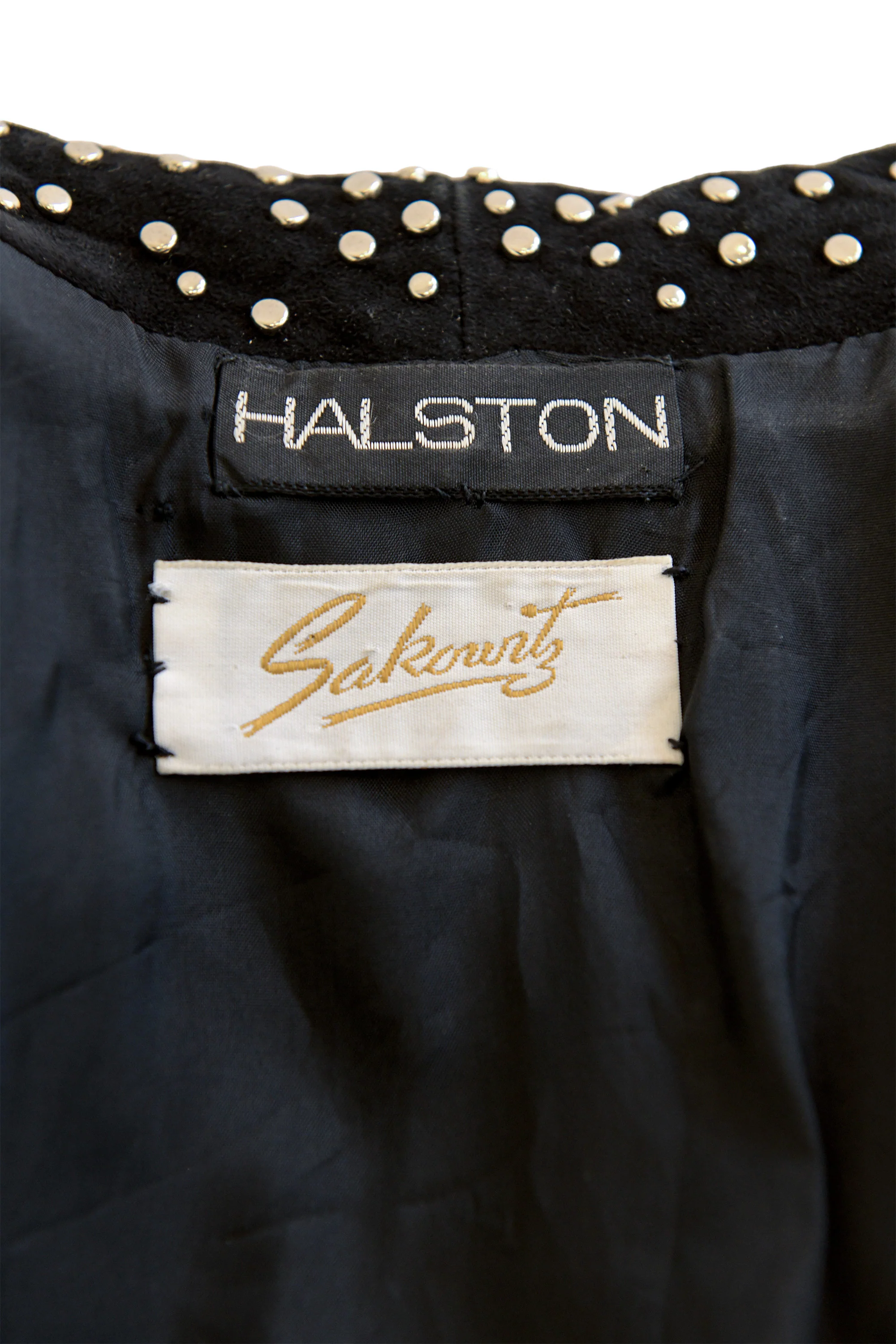 Circle Stud Suede Jacket - Image 6