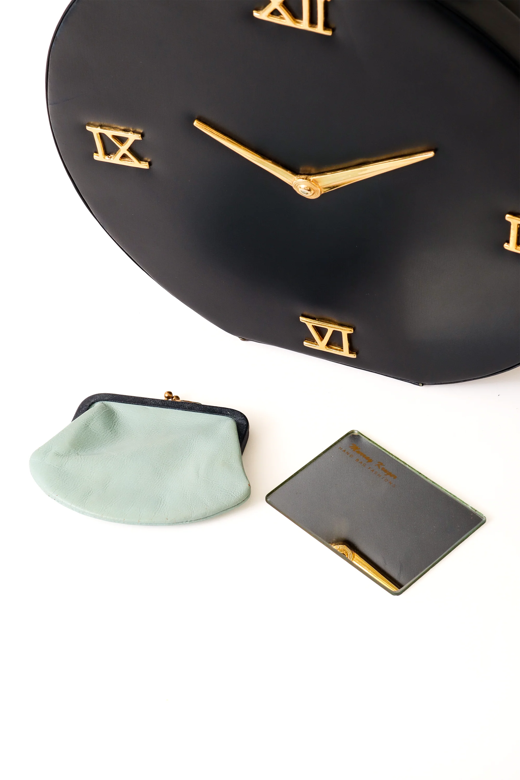 Circular Leather Clock Bag - Image 2
