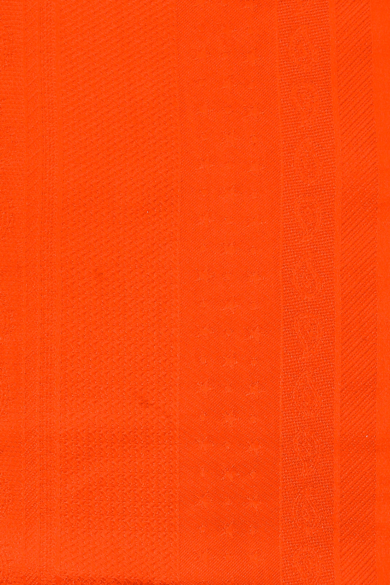 Classic Orange Jacquard Scarf - Image 12