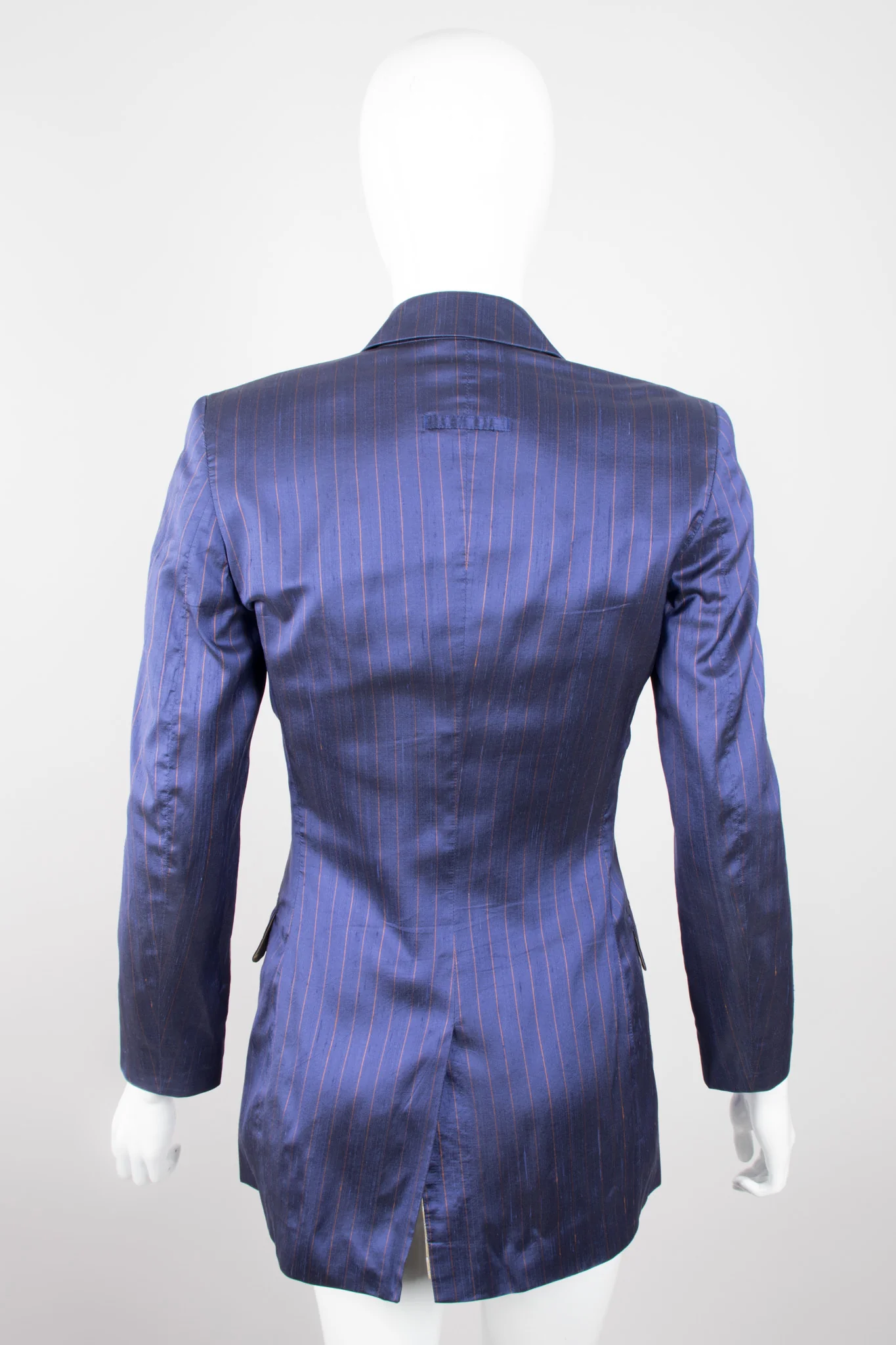 Classique Pinstripe Silk Jacket & Pant Set - Image 11