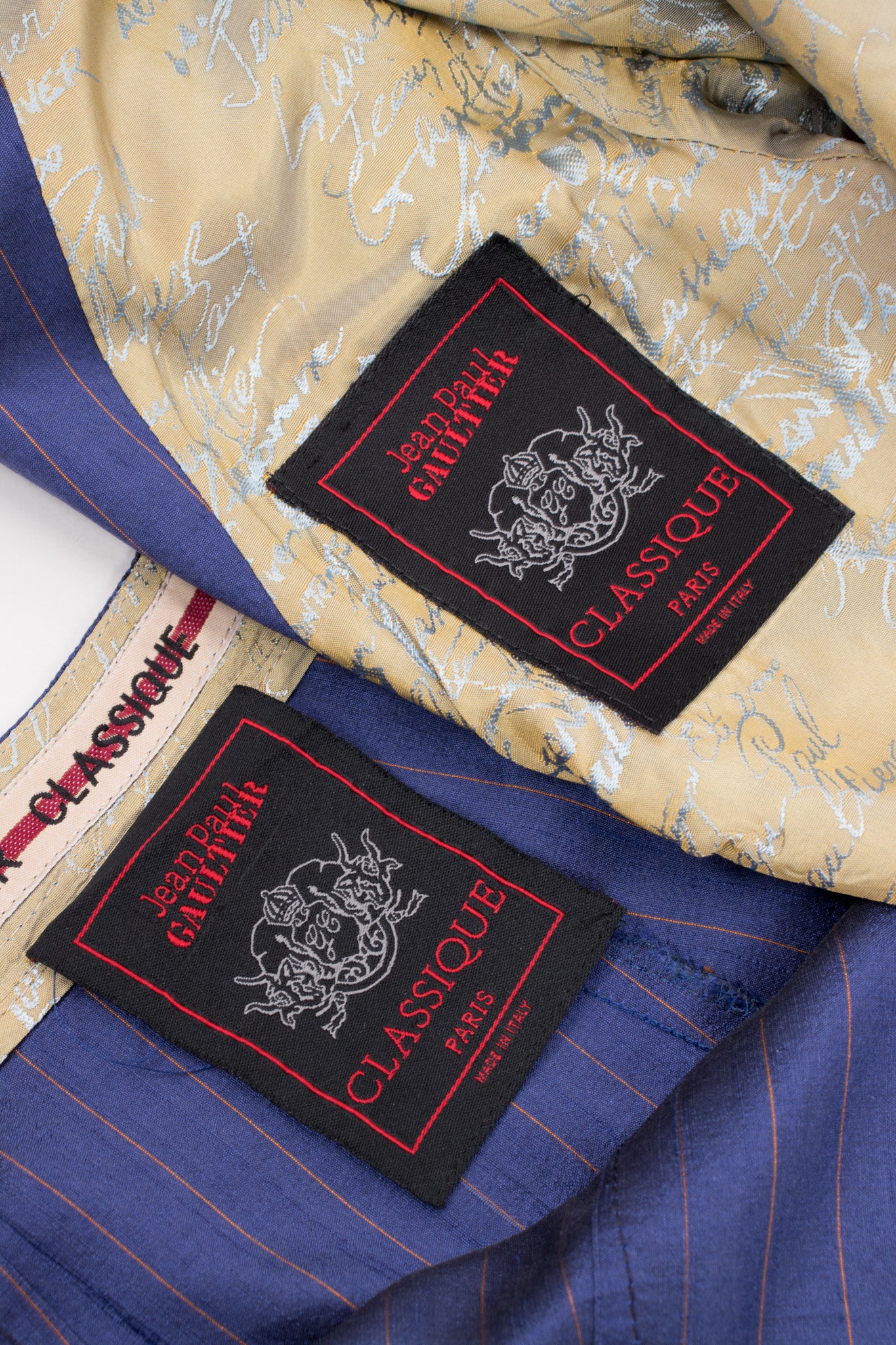 Classique Pinstripe Silk Jacket & Pant Set - Image 20