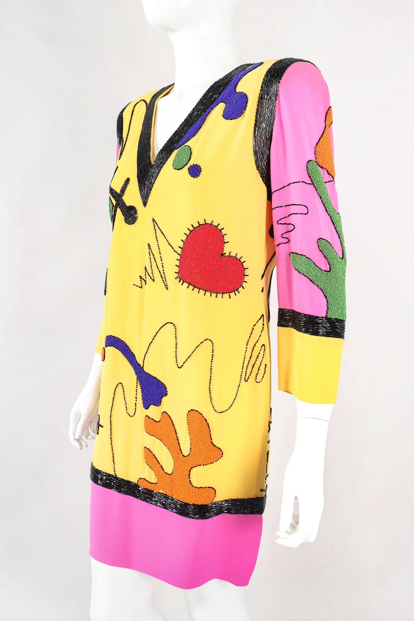 Classroom Doodle Colorblock Dress - Image 2