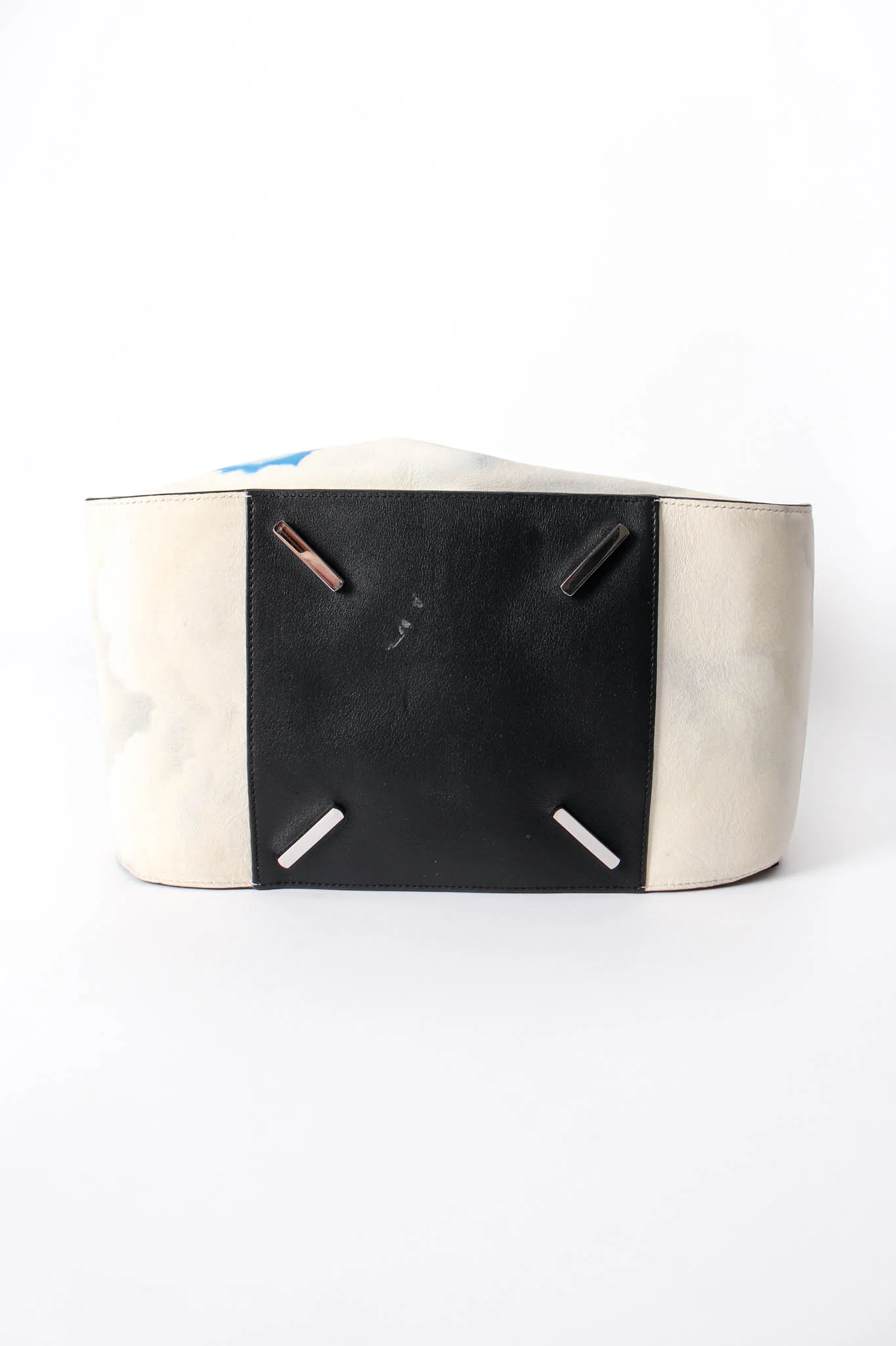 2017 S/S Cloud Print Leather Hammock Bag - Image 18
