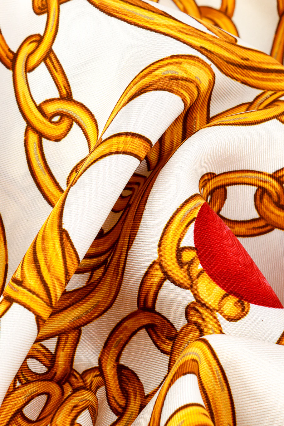Clover Chain Silk Scarf - Image 5