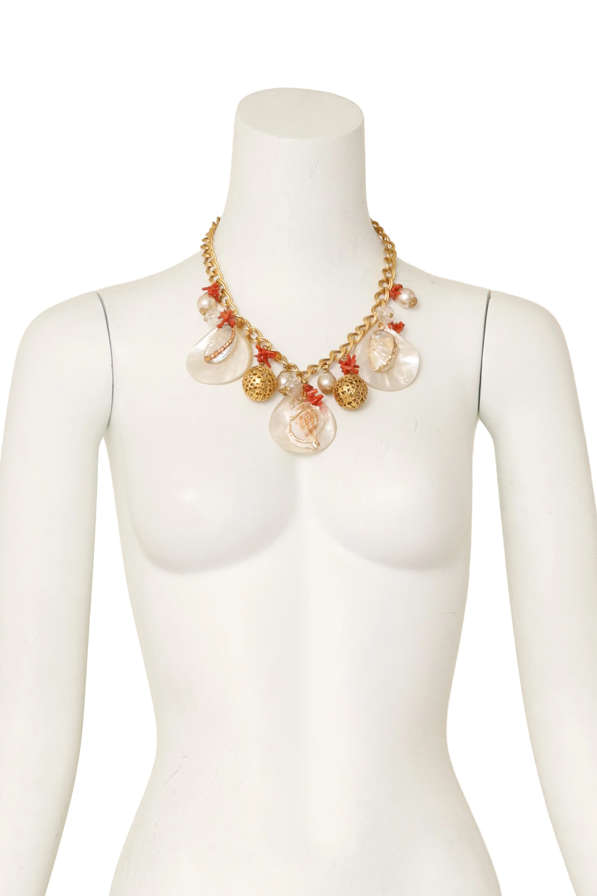Coastal Coral Charm Necklace - Image 2